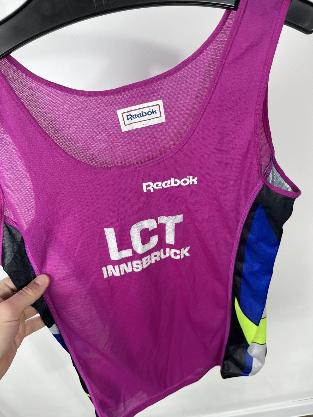 Reebok Reebok Women Tank Top LCT Innsbruck Running Sport Shirt L Size L / US 10 / IT 46 - 5 Thumbnail