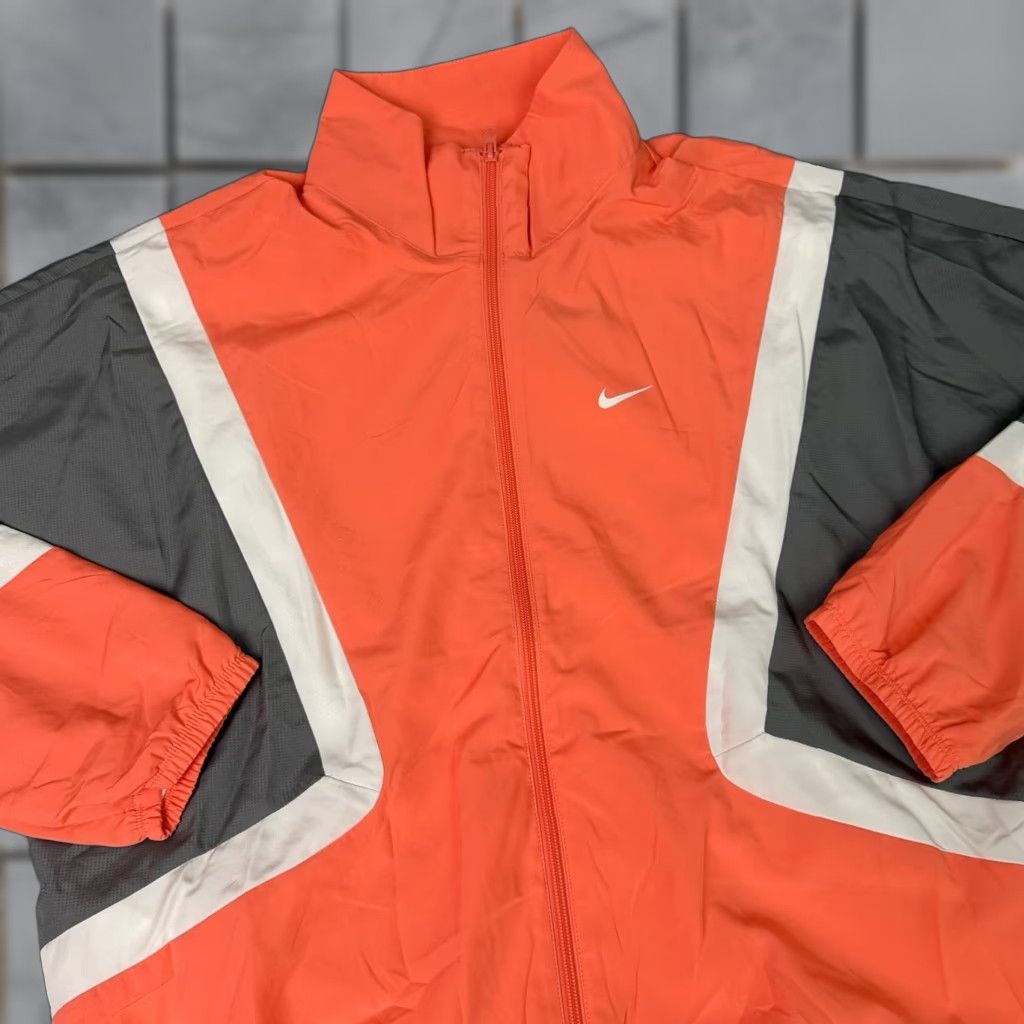 Nike Nike Icon Jacket Mens M Orange Dri-Fit Woven Basketball Zip Up New Graphic Size US M / EU 48-50 / 2 - 1 Thumbnail