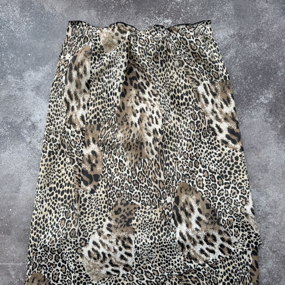 Hysteric Glamour × Vintage 2000’s Aesthetic Y2K Asymmetric Leopard Print Midi Skirt Size 26" / US 2 / IT 38 - 7 Thumbnail