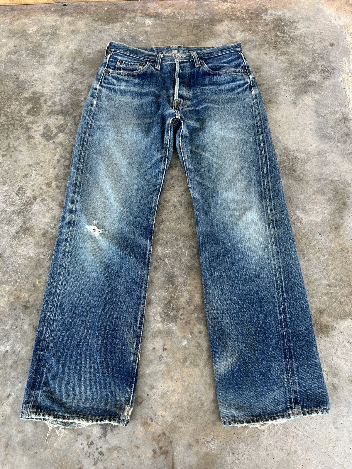 Vintage Denime Selvedge Distress Jean