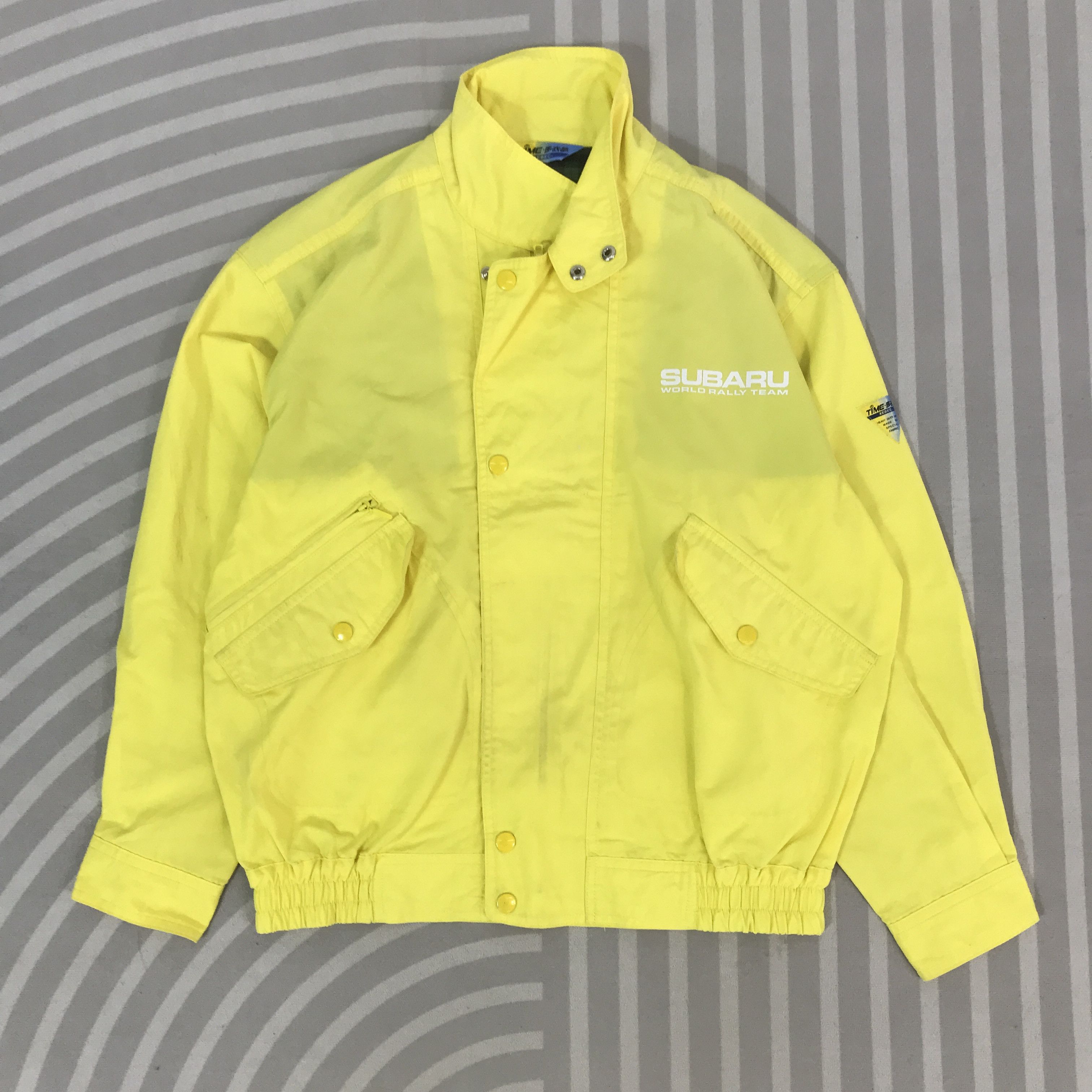 Japanese Brand Vintage Subaru Racing yellow uniform jacket Size US L / EU 52-54 / 3 - 2 Thumbnail