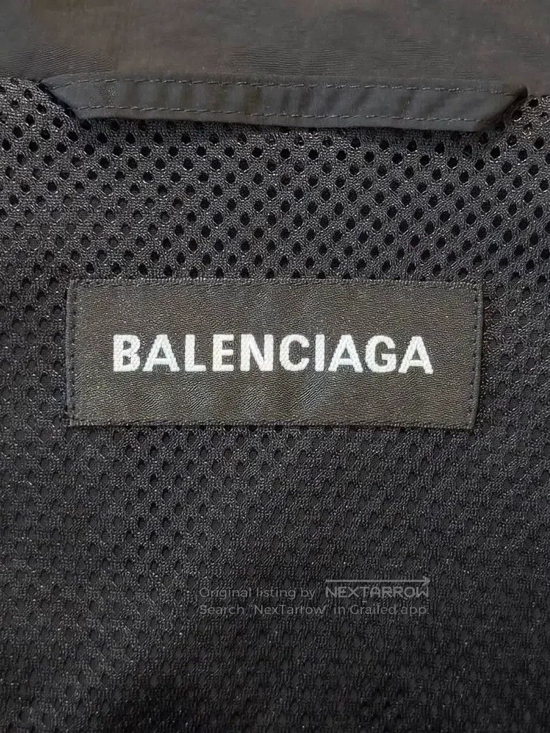 Balenciaga Balenciaga High Neck Nylon Jacket Coat Black Size US S / EU 44-46 / 1 - 7 Thumbnail
