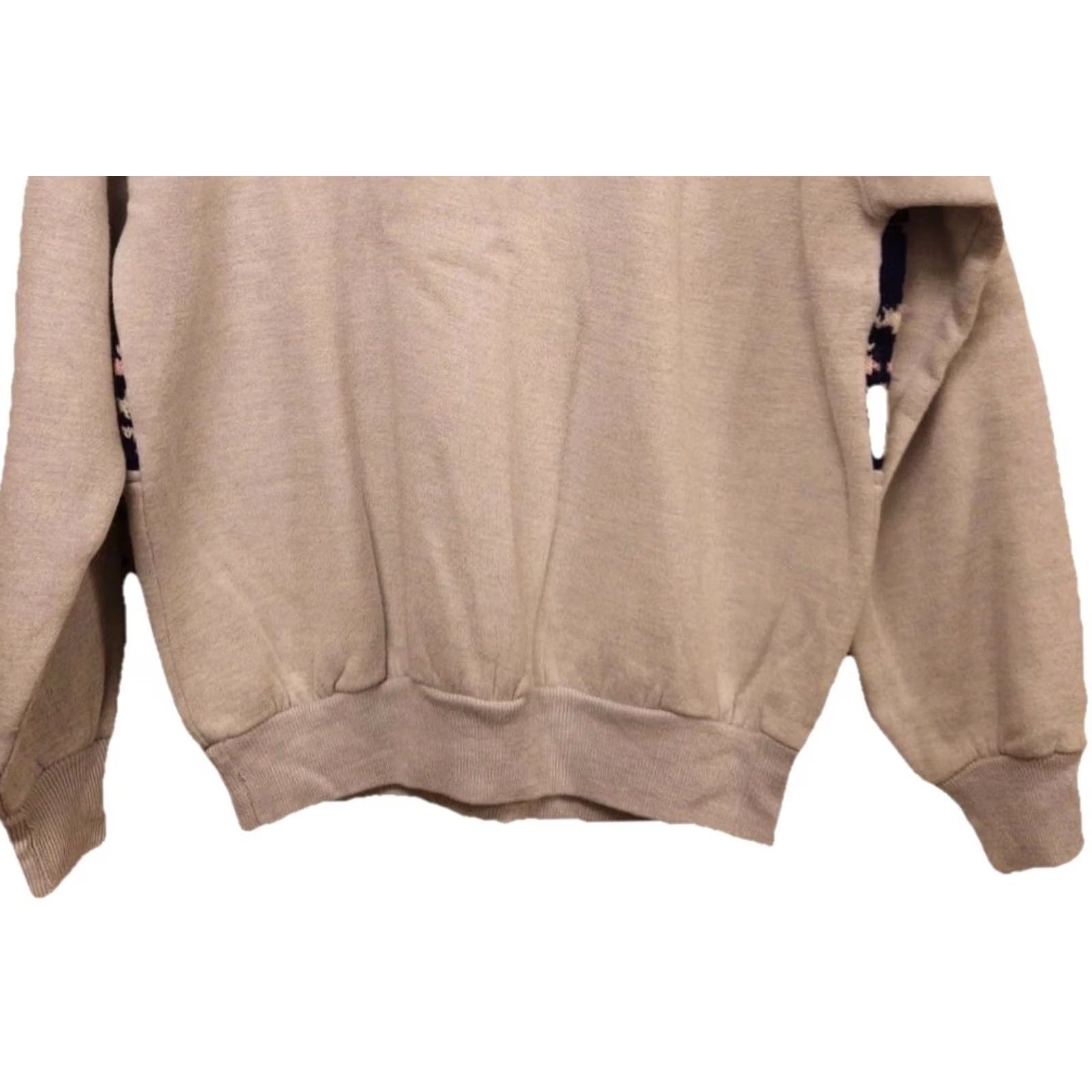 Vintage VINTAGE Turtle Creek Jrs Rabbit Knit Sweater Shirt Womens 80s 90s Gray M Pullover Knit Acrylic Long Sleeve Collared Size M / US 6-8 / IT 42-44 - 5 Thumbnail