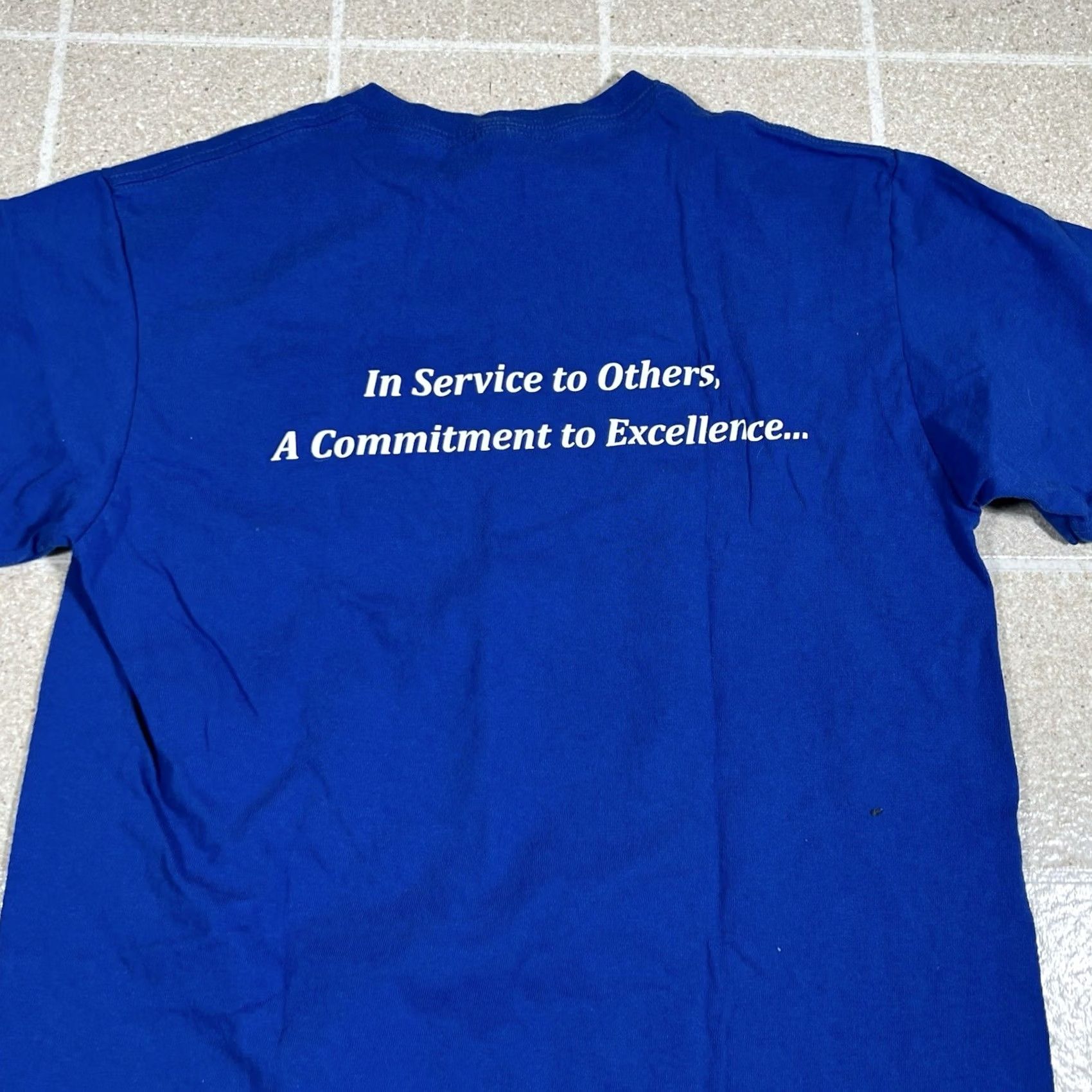 Vintage University At Buffalo Acker Scholar Tshirt Shirt Medium Mens Blue University Size US M / EU 48-50 / 2 - 4 Thumbnail