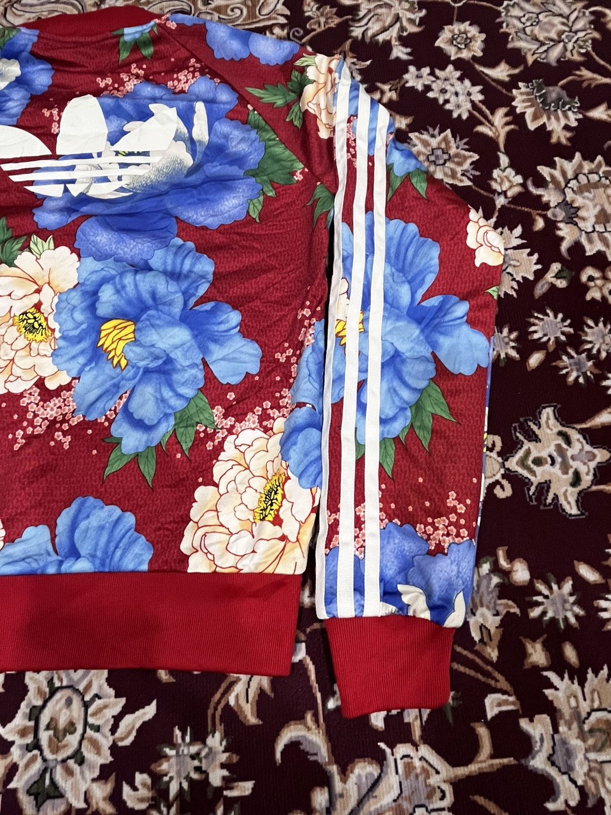 Adidas 🔥 Rare Adidas Chita Floral Jacket Size M / US 6-8 / IT 42-44 - 9 Thumbnail