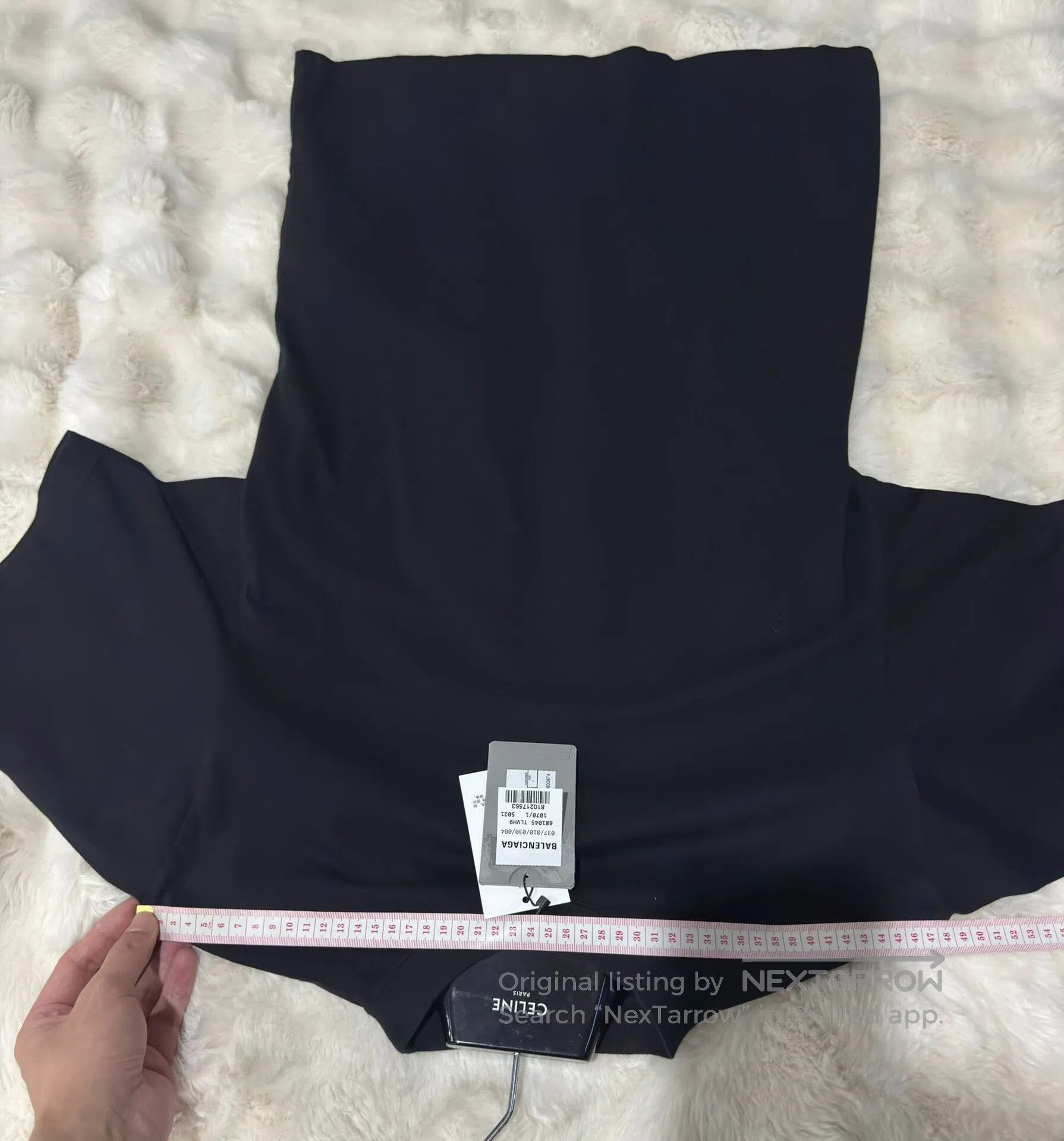 Balenciaga Balenciaga Back Embroidered Logo Black Short-sleeve T-shir Size US S / EU 44-46 / 1 - 7 Thumbnail