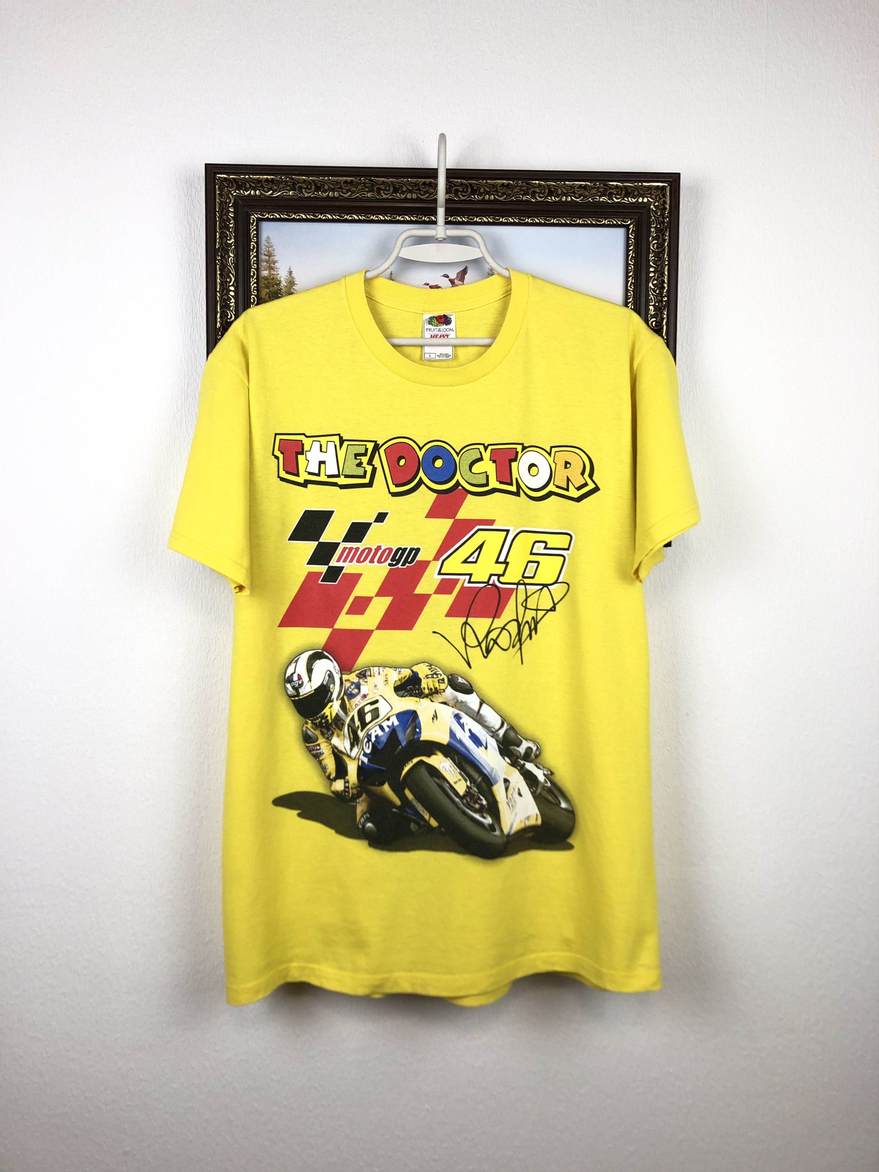 Vintage Vintage Valentino Rossi Doctor Sun Racing Yamaha Jersey Tee Size US L / EU 52-54 / 3 - 1 Thumbnail
