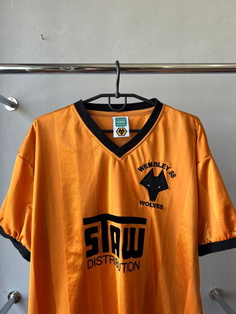 Sports Specialties 1988 WOLVERHAMPTON RETRO REMAKE SOCCER JERSEY FOOTBALL SHIRT Size US L / EU 52-54 / 3 - 6 Thumbnail
