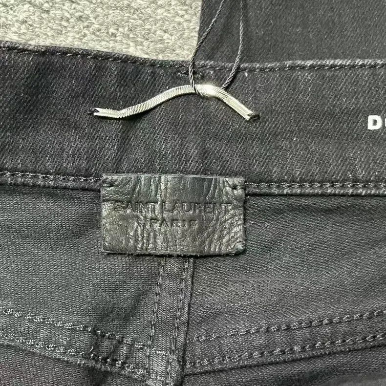 Saint Laurent Paris Saint Laurent Paris Classic Black Solid Mid Rise Casual Pa Size US 28 / EU 44 - 3 Thumbnail
