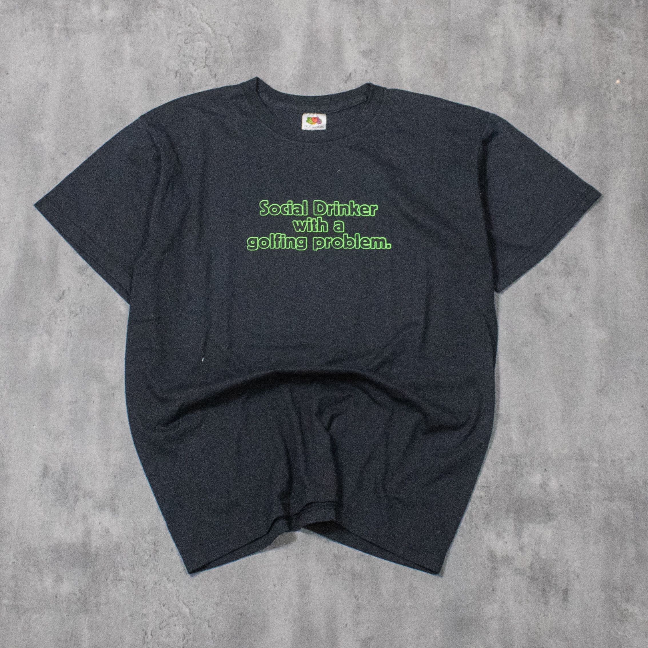 Vintage Y2K 2000's Social Drinking Meme Diet Coke Promo Black Tee Size US L / EU 52-54 / 3 - 3 Thumbnail
