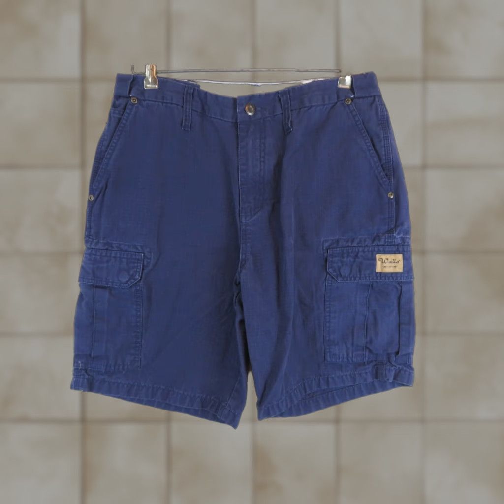 Walls Walls Cargo Shorts Women 8-10 Blue Workwear Farm Outdoor Cargo Shorts Ladies Mens? Size 30" / US 8 / IT 44 - 1 Thumbnail