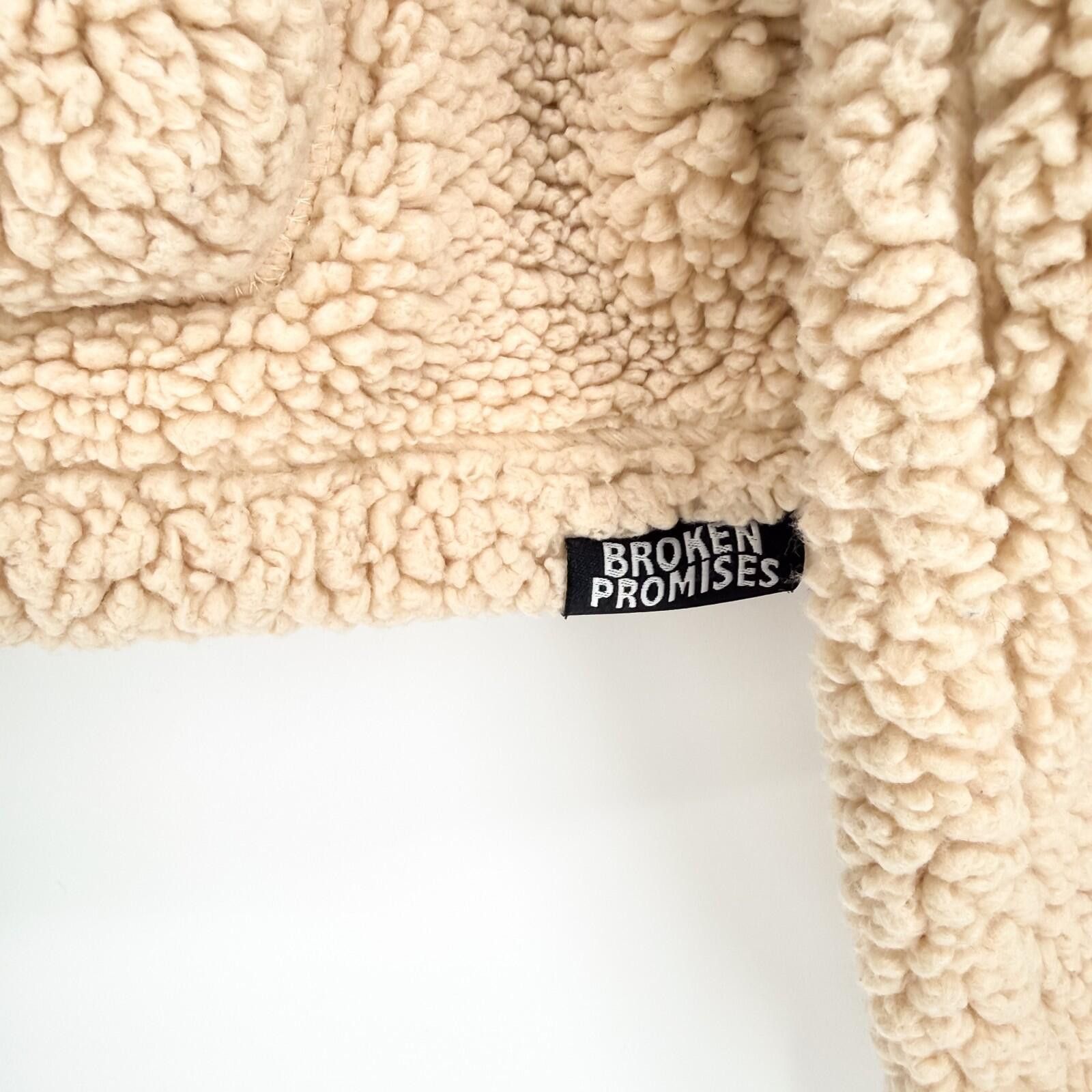 Broken Promises Co. Broken Promises Love Now Cry Later Sherpa Hoodie Womens S Size S / US 4 / IT 40 - 3 Thumbnail
