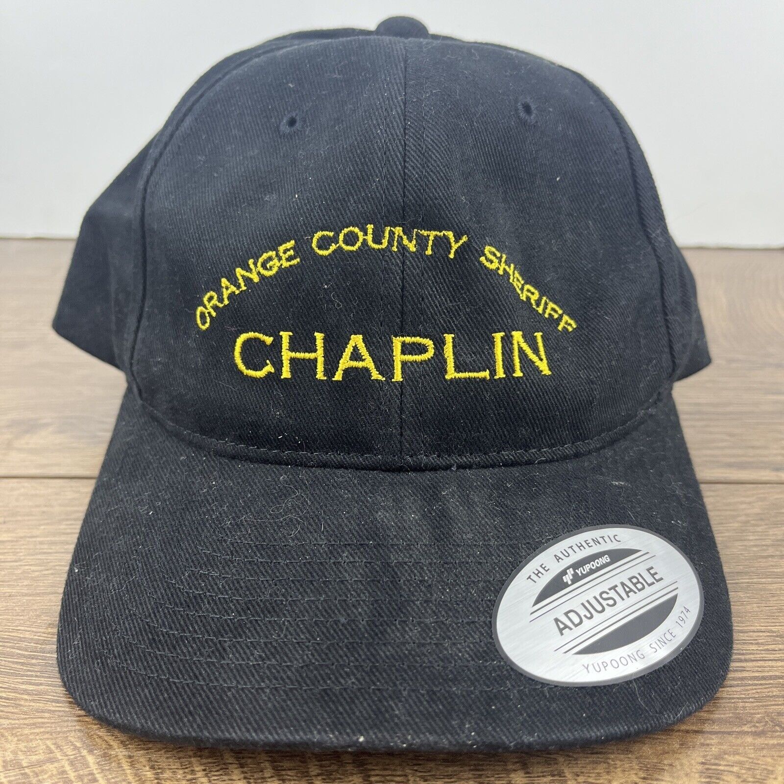 Other Orange County Sheriff Chaplin Hat Black Hat Adjustable Adult Size ONE SIZE - 5 Thumbnail