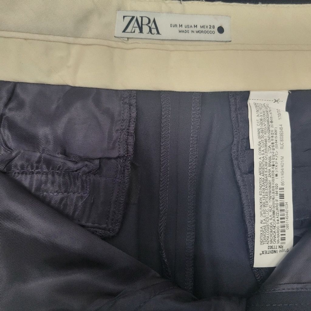 Zara Zara Straight Leg Wool-Blend Dress Pants Men's. Waist 33 Size US 33 - 10 Thumbnail