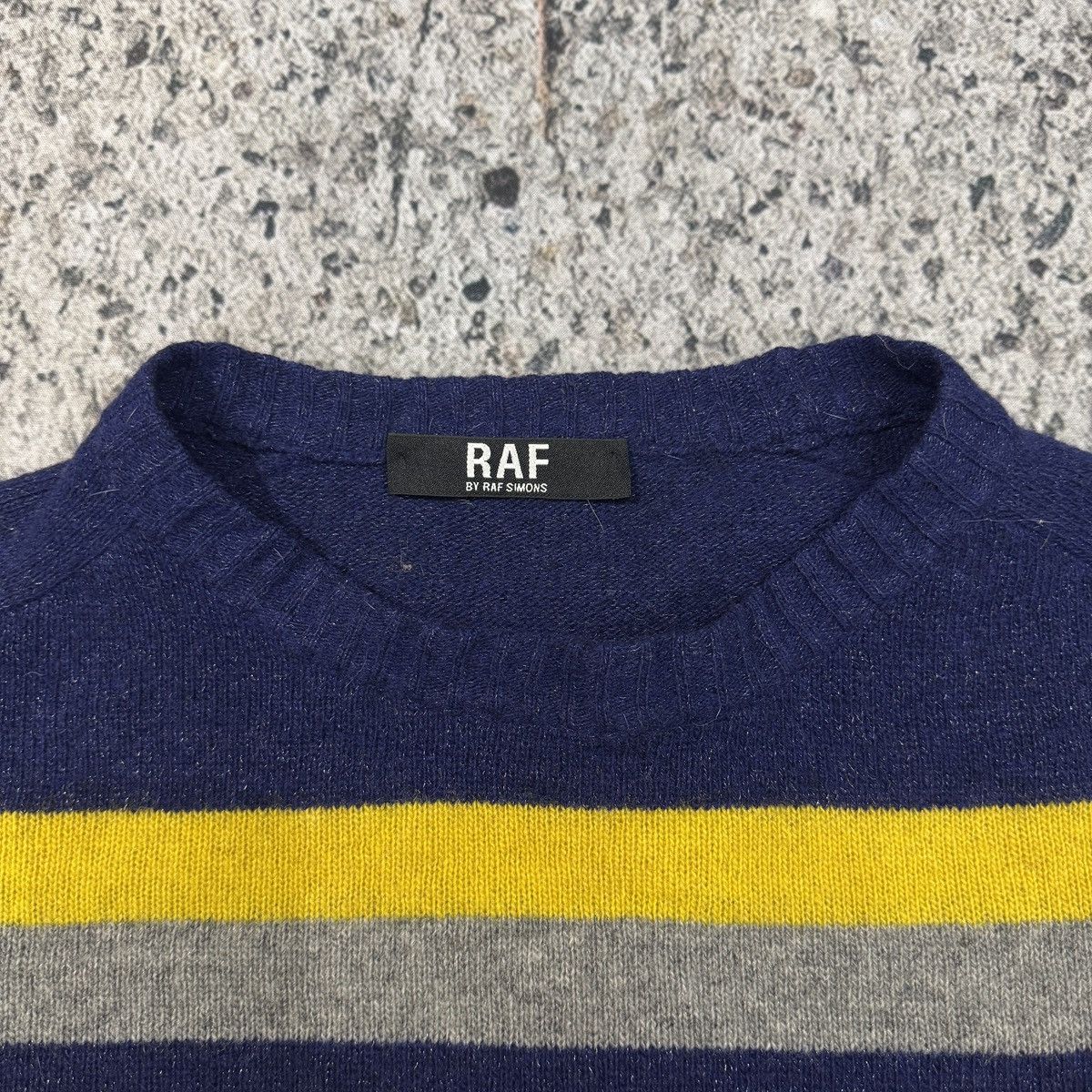 Raf by Raf Simons Raf by Raf Simons Striped Wool Sweater Size US XL / EU 56 / 4 - 3 Thumbnail