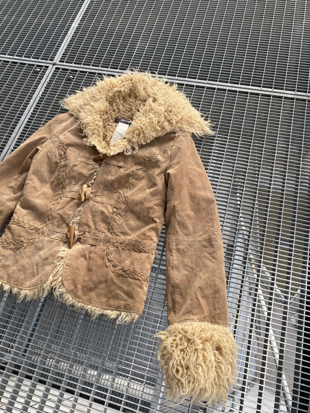 Morgan De Toi Morgan De Toi Fur Pig Leather Wooden Lockers Jacket Size S / US 4 / IT 40 - 3 Thumbnail