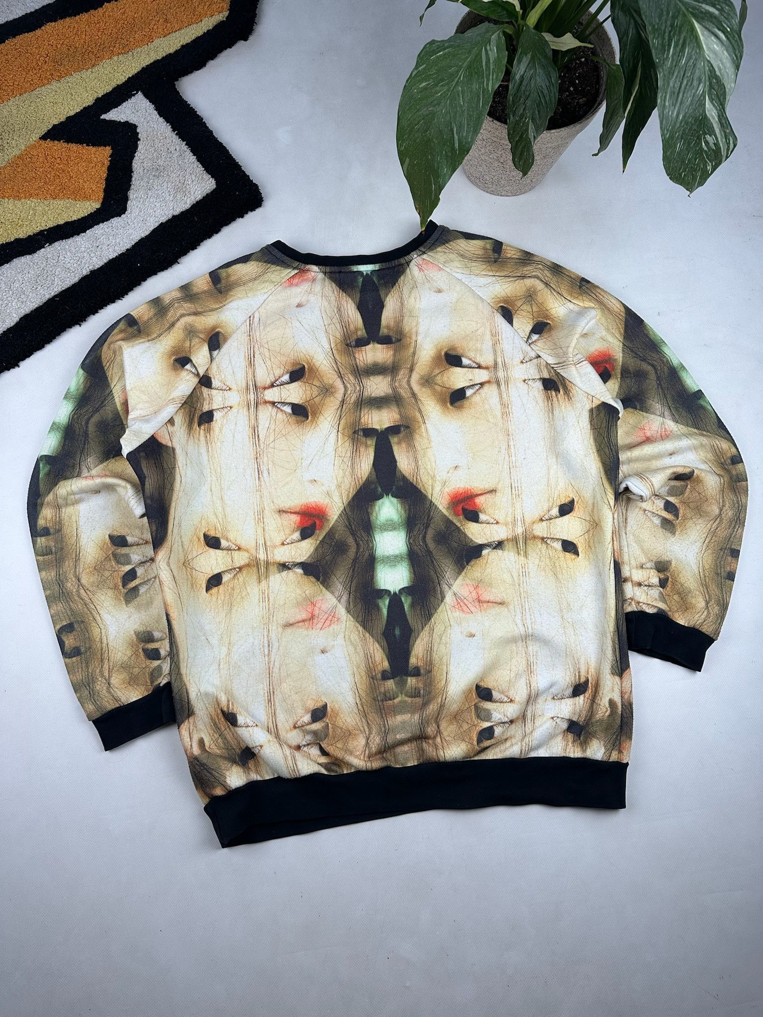 Designer Acid art sweatshirt pour hommes Size US M / EU 48-50 / 2 - 10 Thumbnail