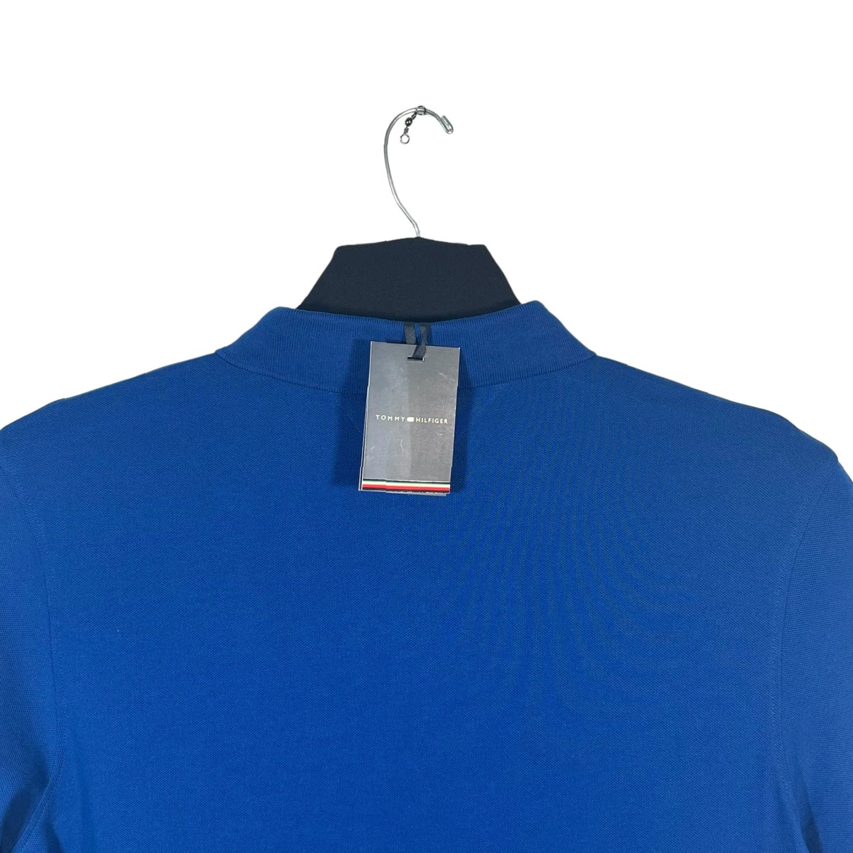 Tommy Hilfiger Tommy Hilfiger Polo Shirt Mens 3XL Anchor Royal Blue Slim Fit Stretch Short Sleeve Casual Shirt Mens 3XL Blue Polo Size US XXL / EU 58 / 5 - 4 Thumbnail