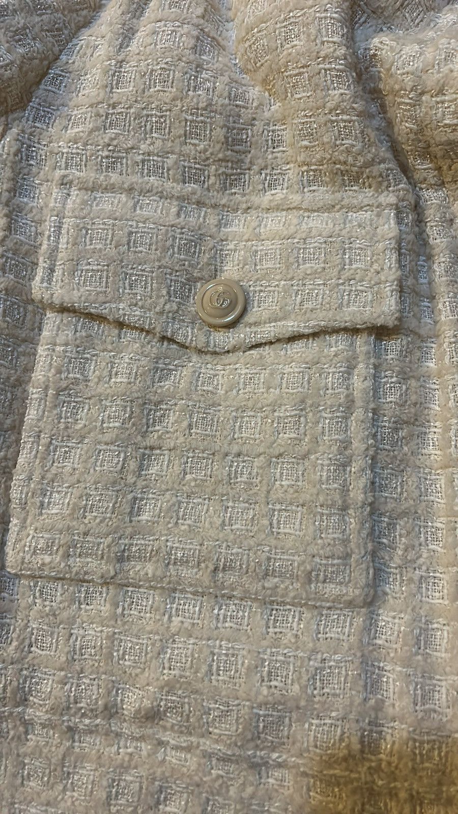 Gucci Gucci Window Tweed Bomber Jacket Ivory size IT 44 721995 Size M / US 6-8 / IT 42-44 - 9 Thumbnail