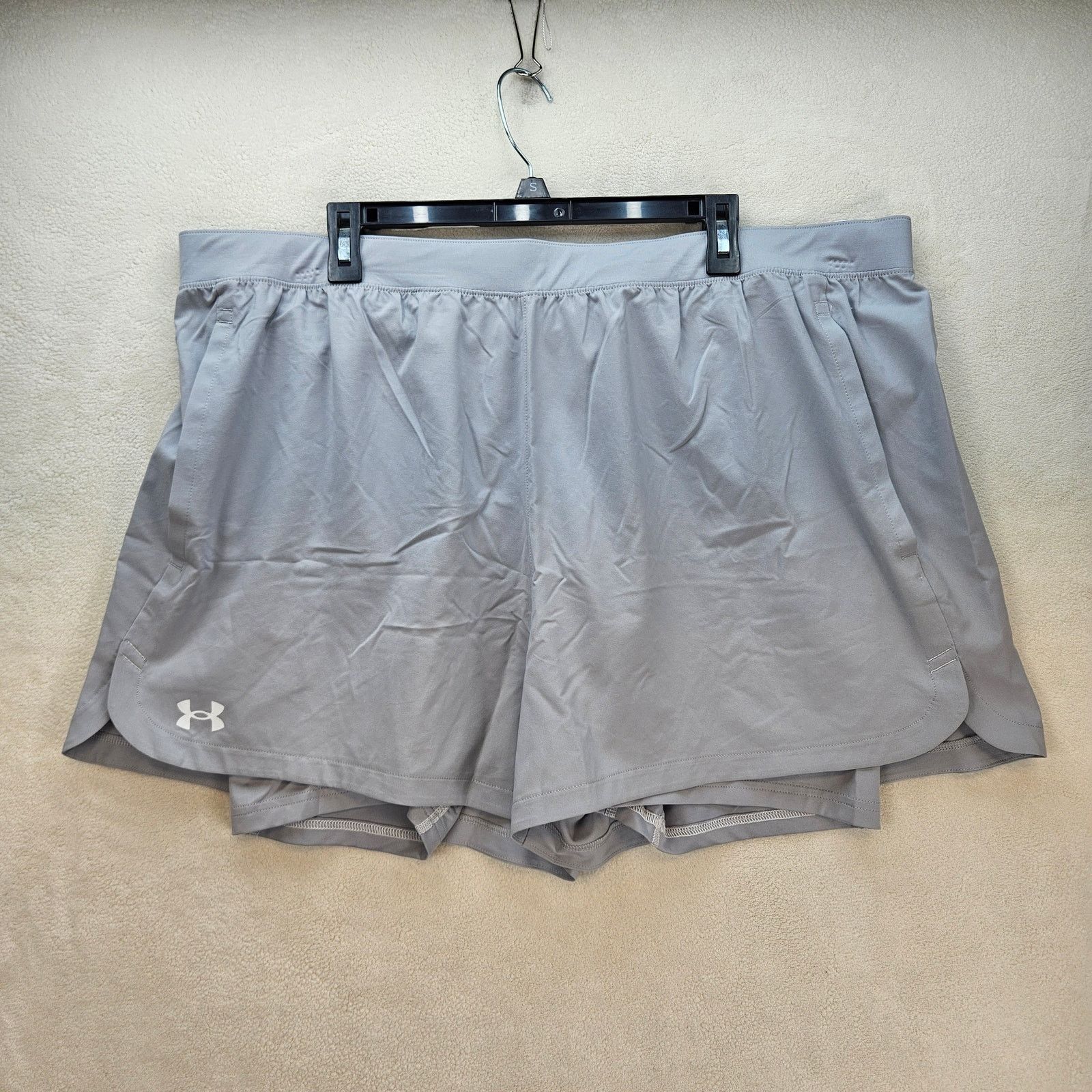 Under Armour UNDER ARMOUR MEN'S 3XL FOOTBALL 2 IN 1 SHORTS MOD GRAY NWT Size US 42 / EU 58 - 1 Thumbnail