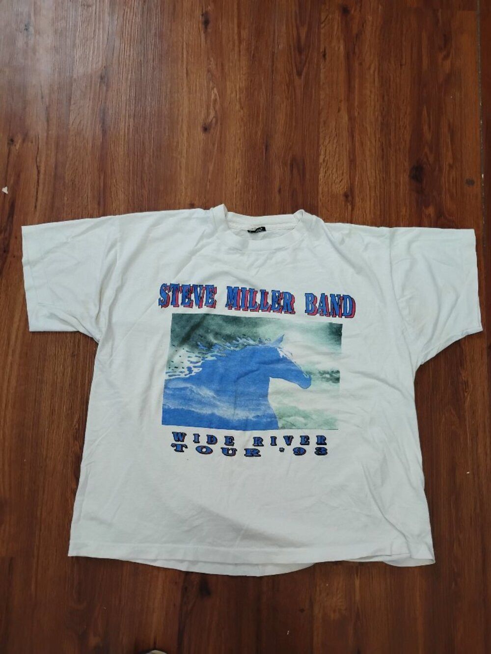Band Tees Vintage Steve Miller Band Wide River Tour 1993 T-Shirt Size US XL / EU 56 / 4 - 2 Thumbnail