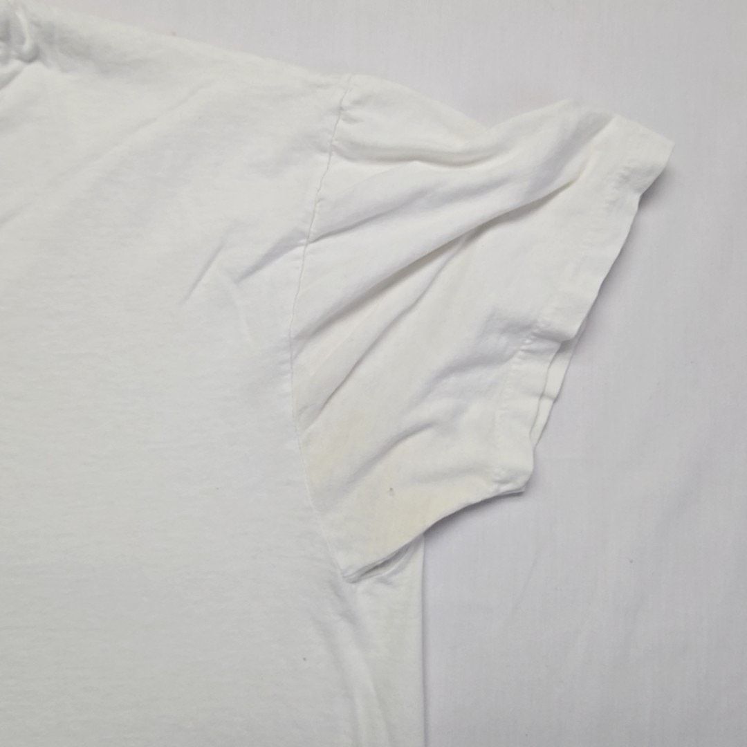 Hanes Vintage Hanes White V-Neck T-Shirt 100% Cotton XL Blank Tee Size US XL / EU 56 / 4 - 3 Thumbnail