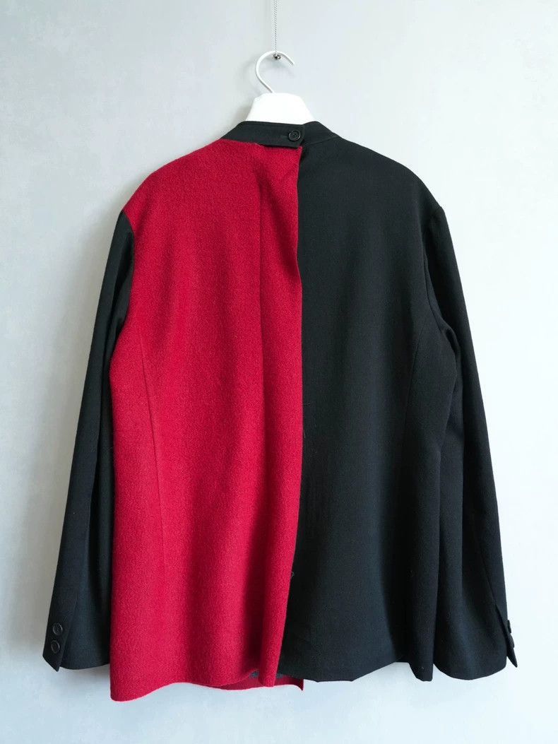 Yohji Yamamoto Yohji Yamamoto 15AW show double gray and red jacket-2505 Size US L / EU 52-54 / 3 - 3 Thumbnail