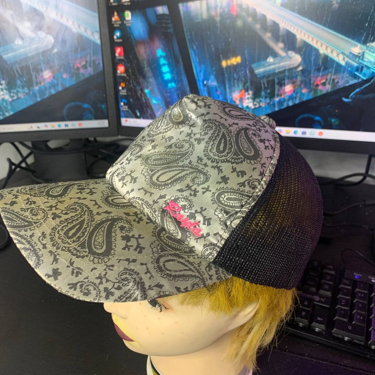 Japanese Brand × Vintage RARE PAISLEY RAYLA TRUCKER HAT Size ONE SIZE - 2 Thumbnail