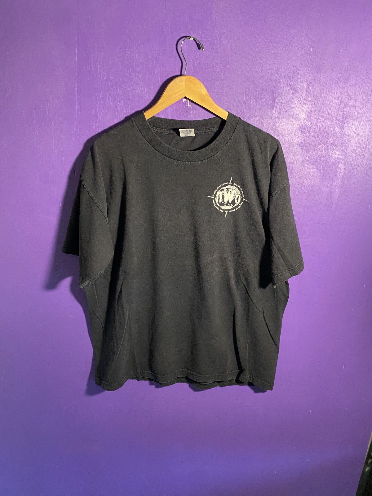 WCW/nWo Vintage 90s NWO Texas faded mullet tee Size US XL / EU 56 / 4 - 1 Thumbnail