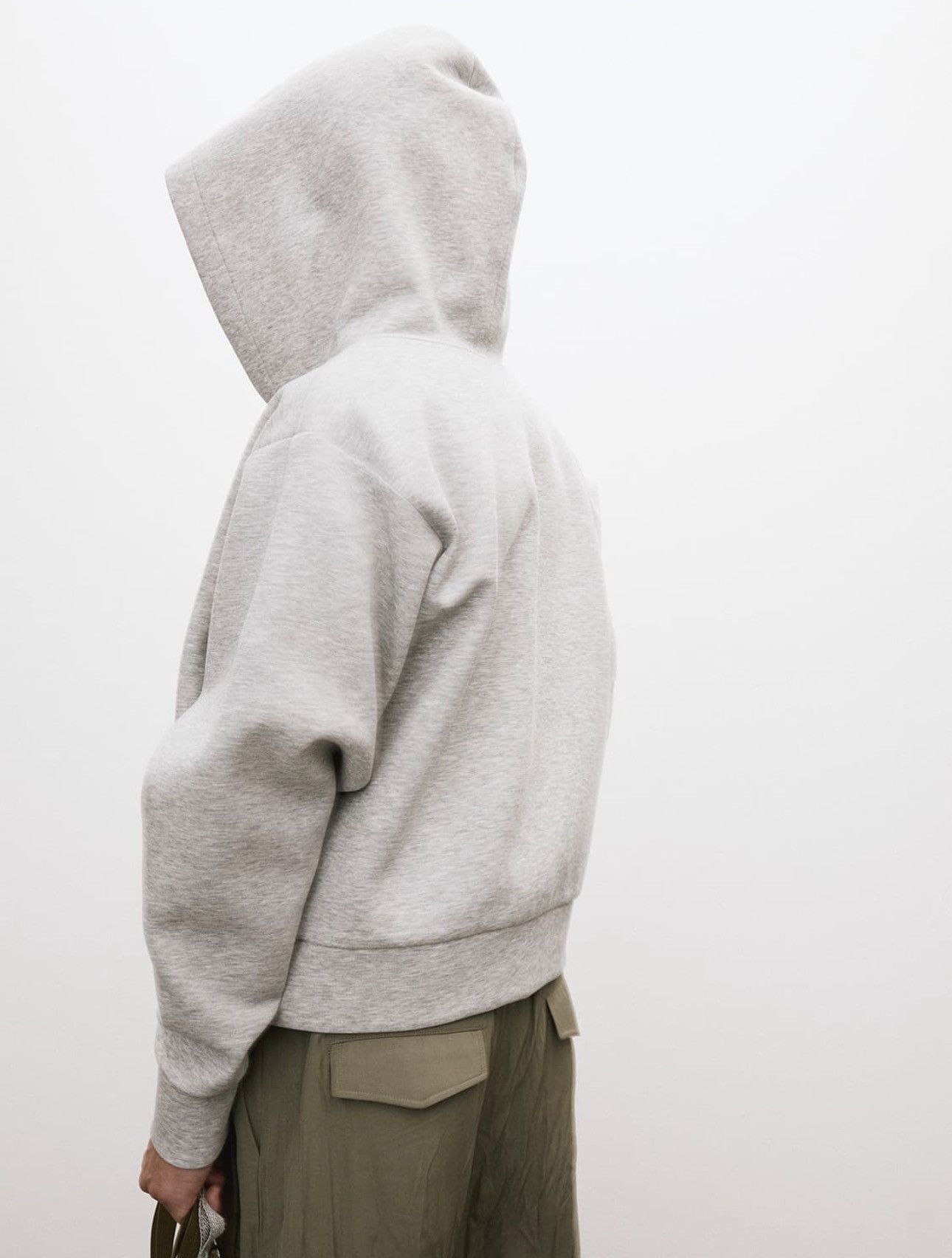 RECTO RECTO Logo Detail Zip Hoodie Grey Size L Size US L / EU 52-54 / 3 - 6 Thumbnail