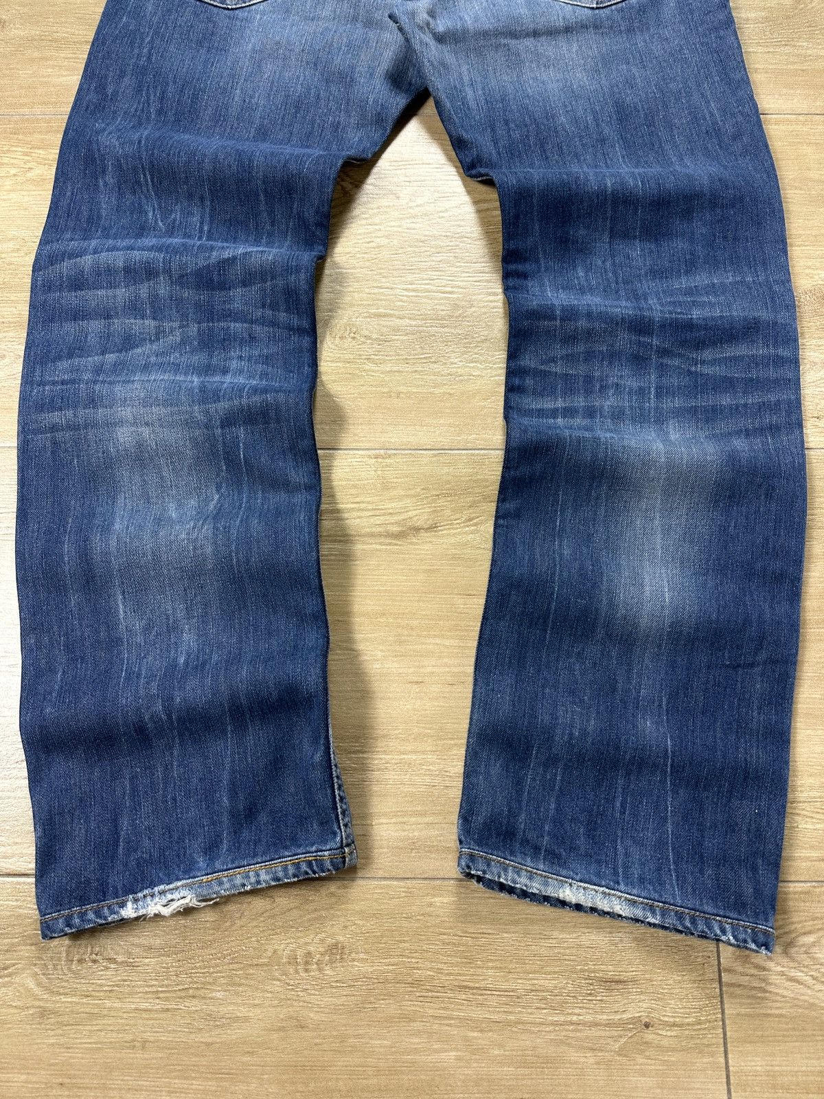 Diesel × Vintage Vintage Y2K Diesel Safado Distressed Denim Jeans Pants Size US 34 / EU 50 - 16 Thumbnail