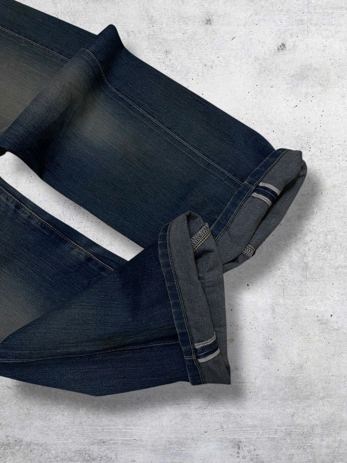 Lee VINTAGE LEE OG 90S DESIGNER BUCKLE SELVEDGE DENIM Size US 29 - 8 Thumbnail