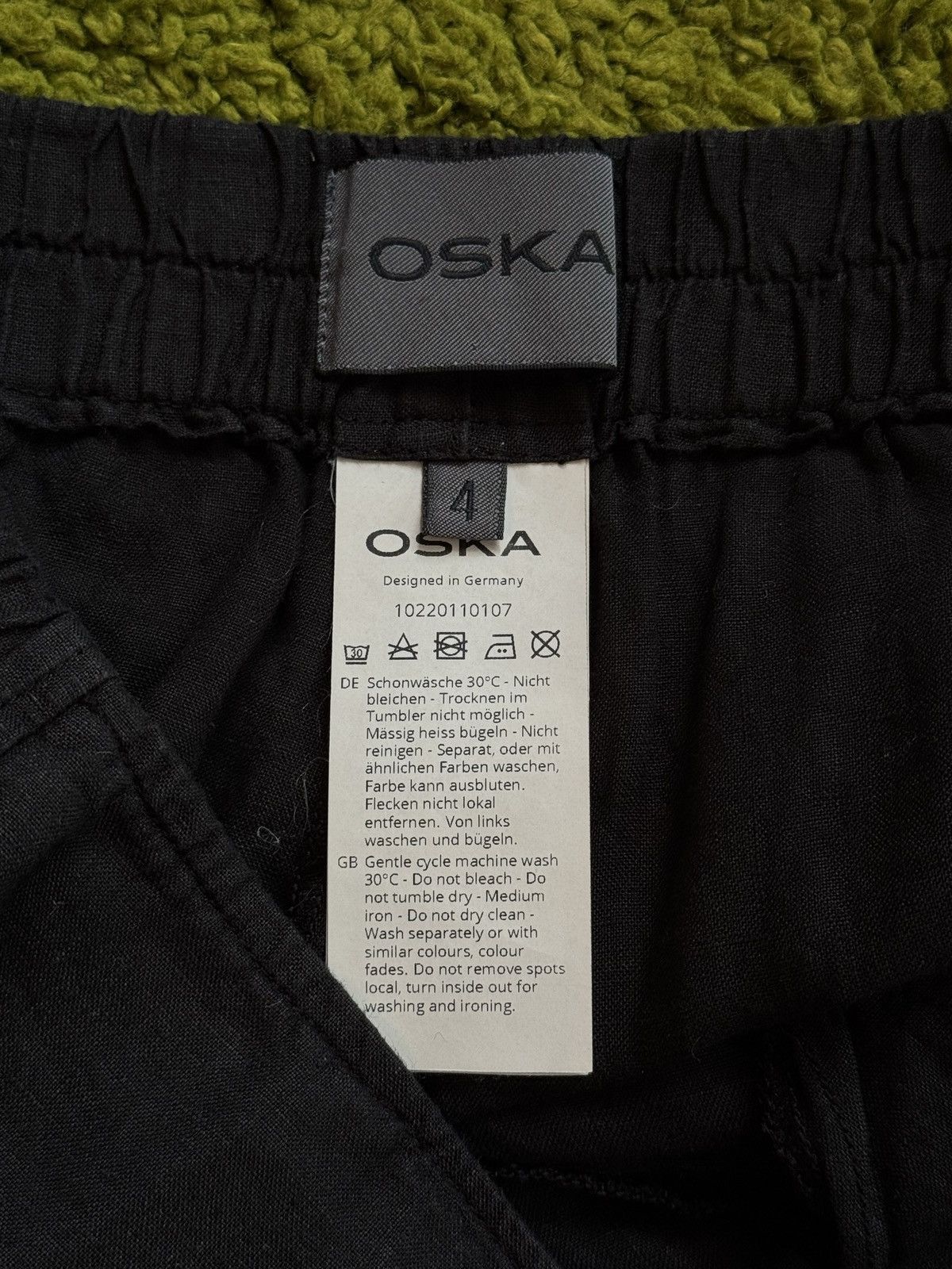 Hysteric Glamour Oska 100% linen barrel fit wide leg pants Size US 32 / EU 48 - 3 Thumbnail