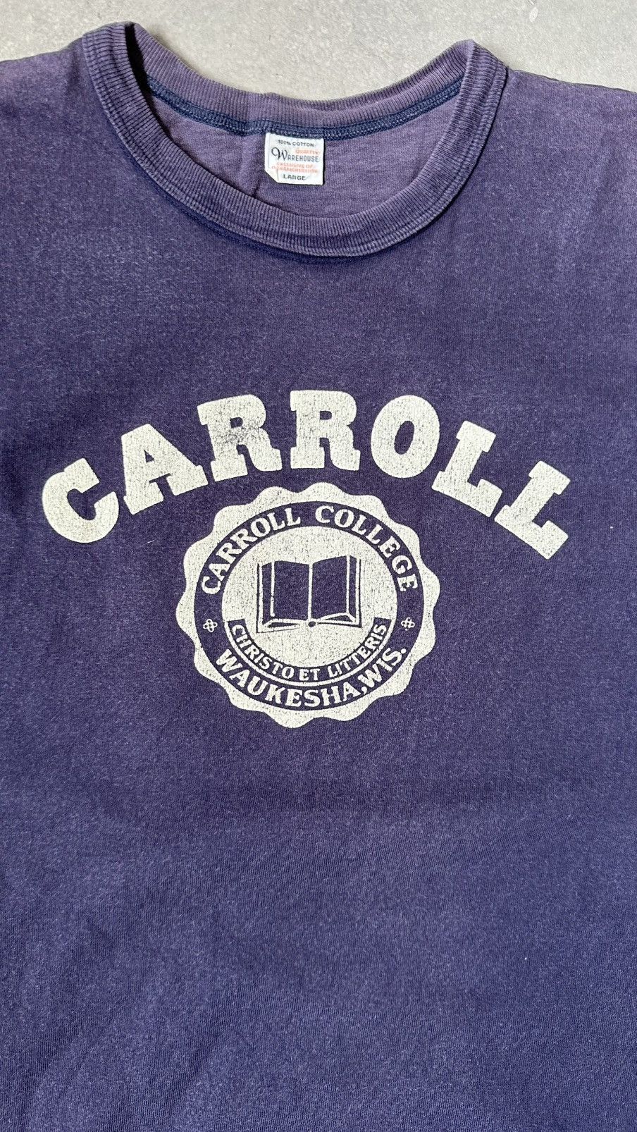 Warehouse VINTAGE WAREHOUSE CARROLL WELL FADED TEE Size US M / EU 48-50 / 2 - 2 Thumbnail