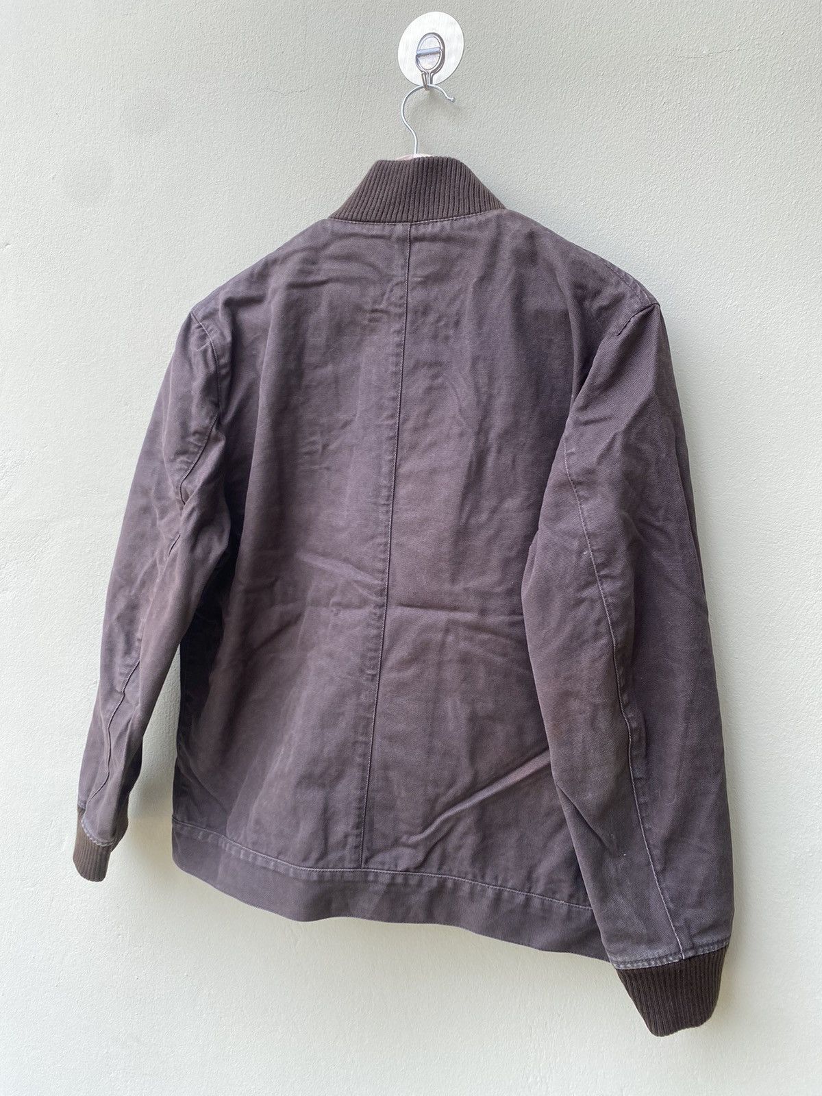 Japanese Brand × United Arrows × Vintage RARE VINTAGE UNITED ARROWS DUCK KANVAS JACKET FADED BROWN Size US M / EU 48-50 / 2 - 10 Thumbnail