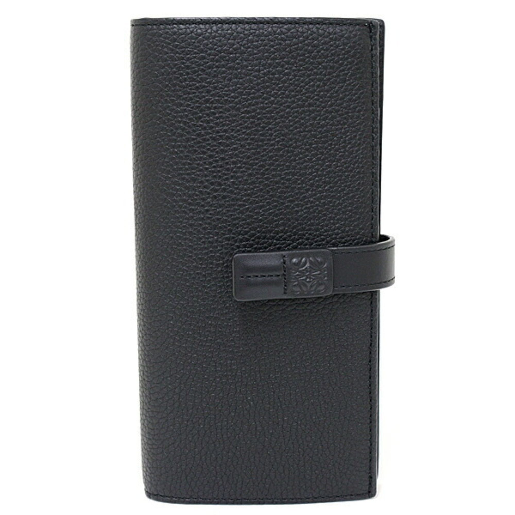 image of Loewe Vertical Large Long Wallet Grain Calf Black, Women's