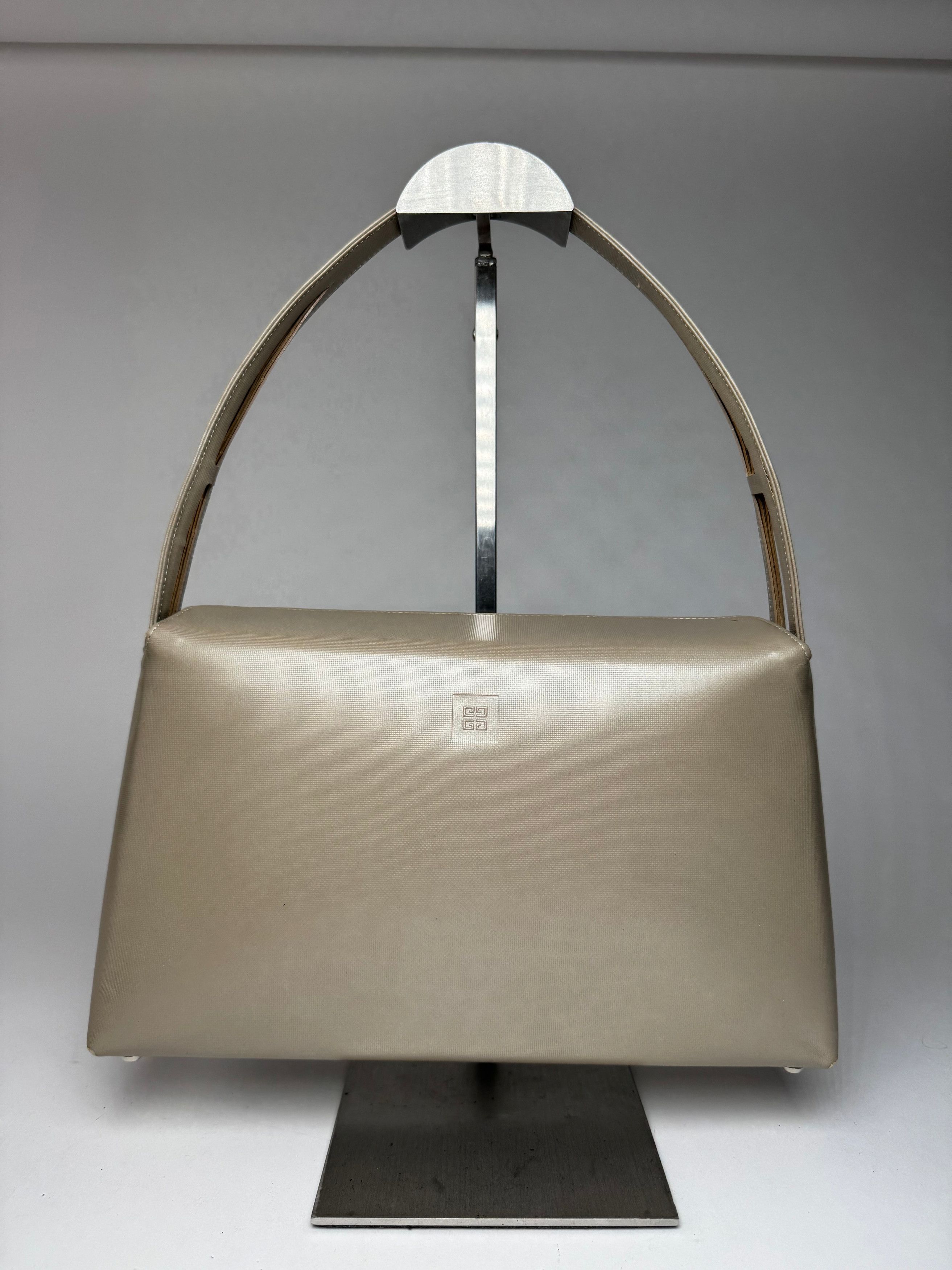 Givenchy Vintage 4G Patent Leather Bag Grey Brown Size ONE SIZE - 1 Thumbnail