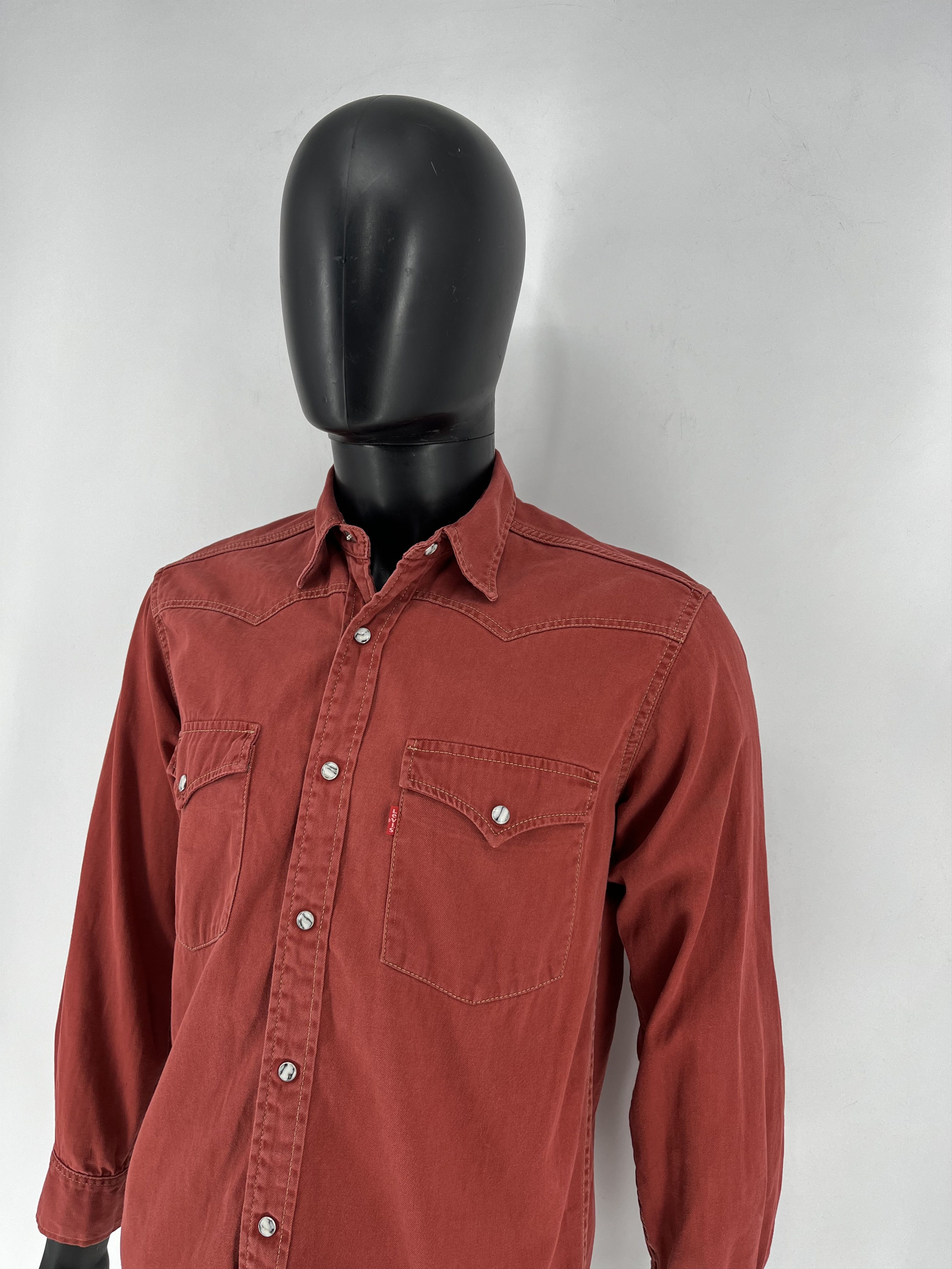 Levi's Vintage Clothing × Vintage Vintage 90s Levi’sLevi’s White Red Jacket Size US S / EU 44-46 / 1 - 5 Thumbnail