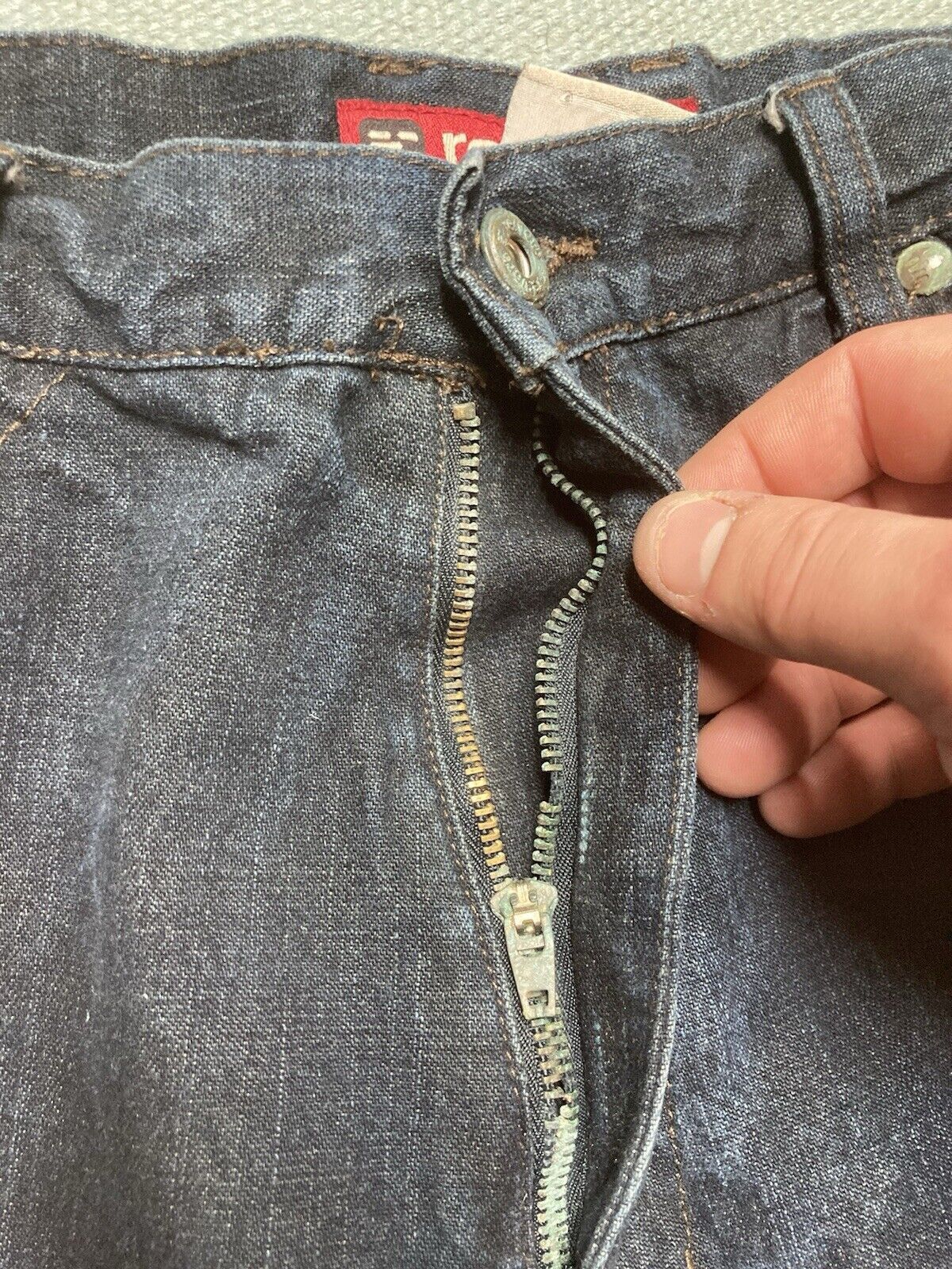 JNCO × Vintage y2k baggy jeans carpenter wide leg JNCO skate Reverb 34x31 Size US 34 / EU 50 - 10 Thumbnail