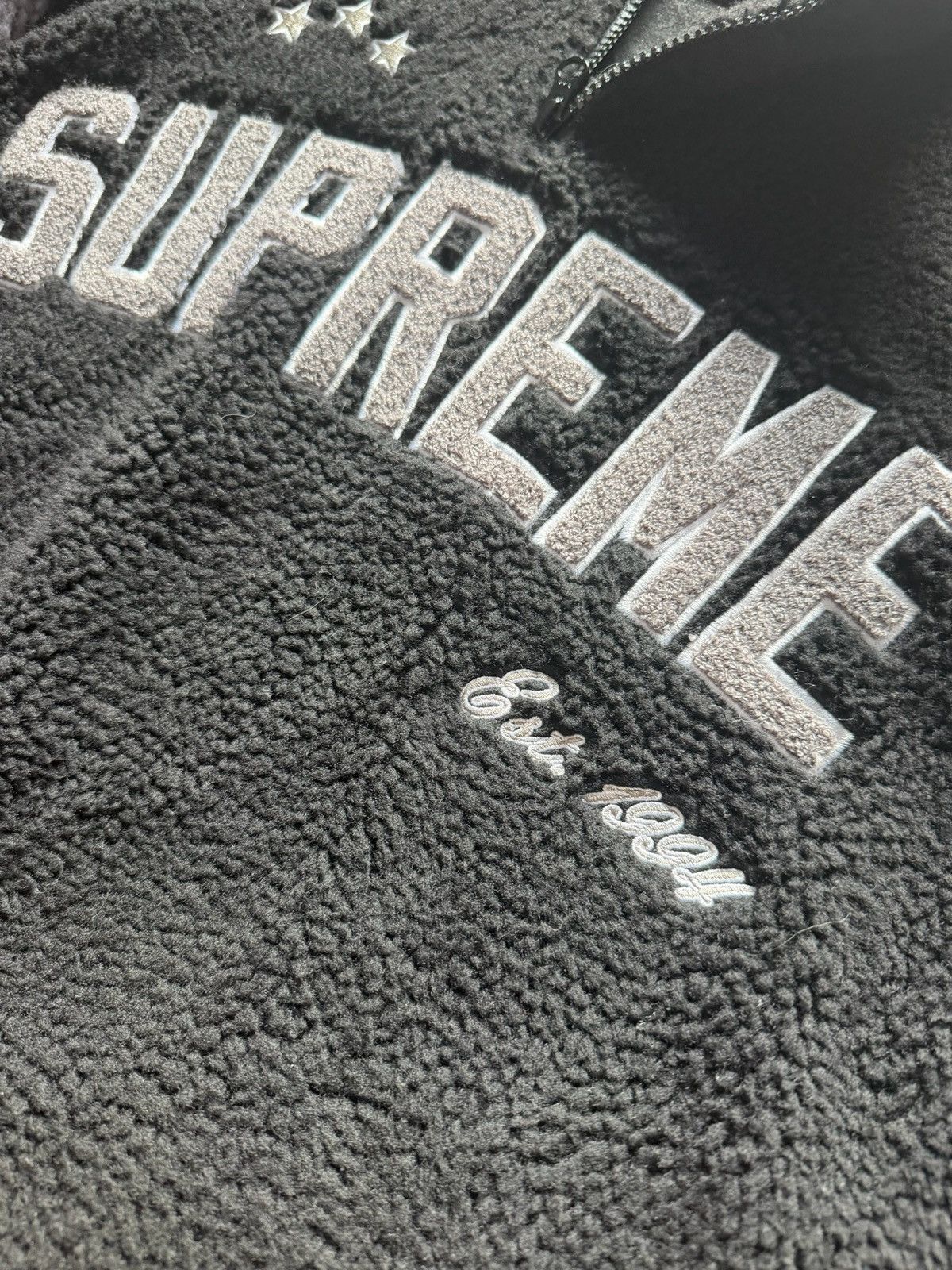 Supreme Arc logo half zip fleece pullover Size US M / EU 48-50 / 2 - 2 Thumbnail