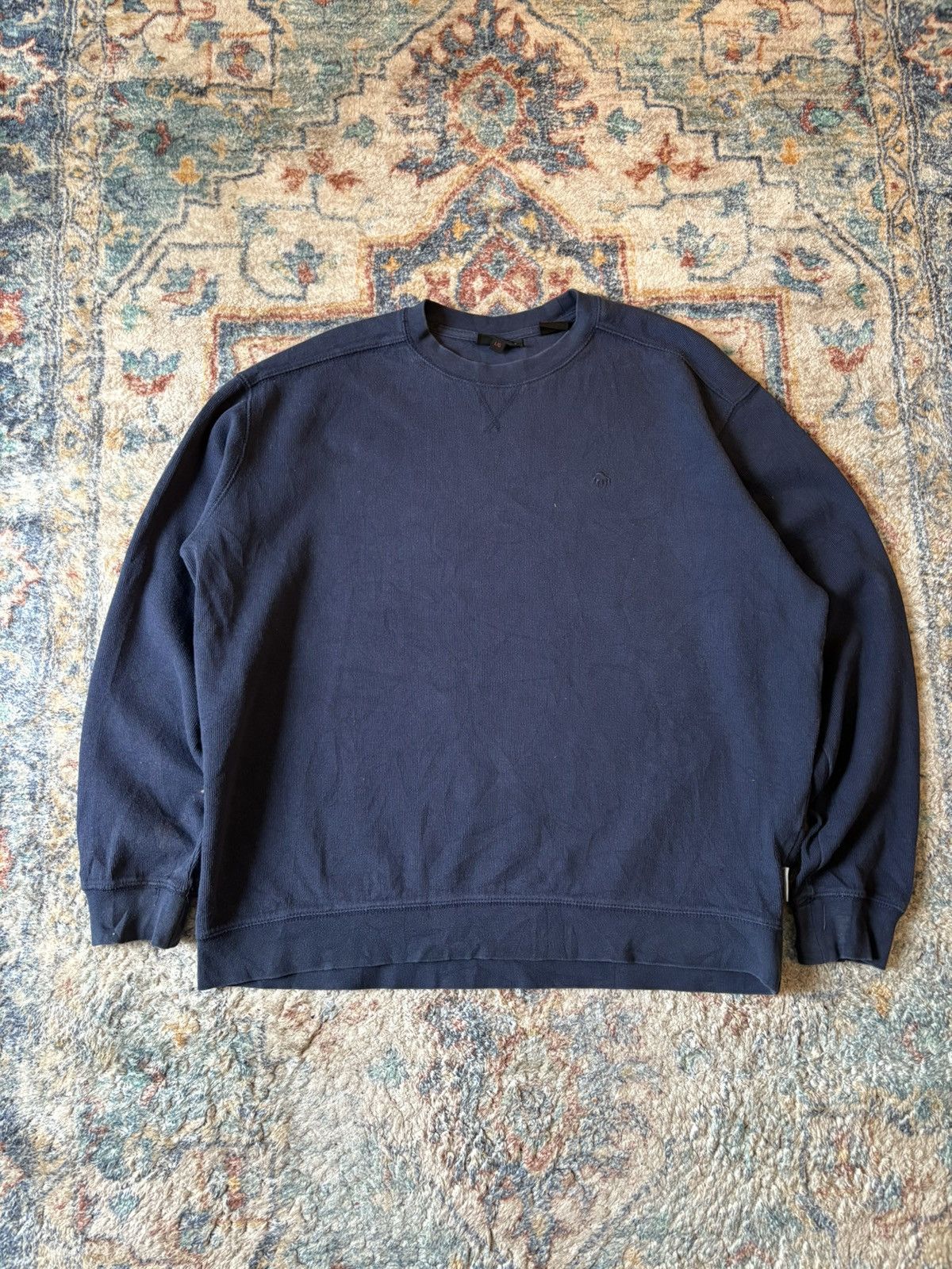 Wolverine Wolverine Navy Tonal Logo Pullover Crewneck Large Size US L / EU 52-54 / 3 - 1 Thumbnail