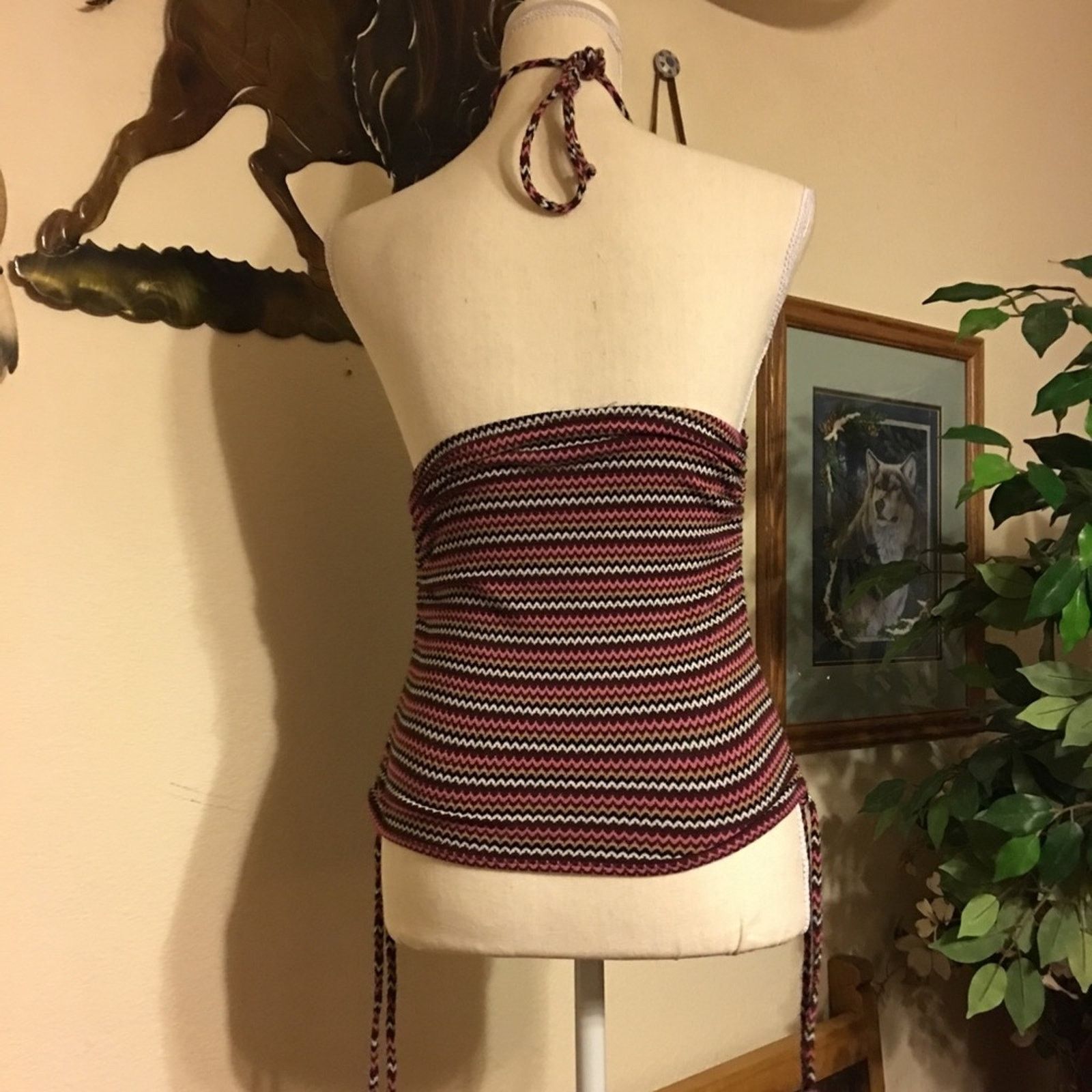 Other I.N. SAN Francisco colorful chevron halter top S Size S / US 4 / IT 40 - 4 Thumbnail