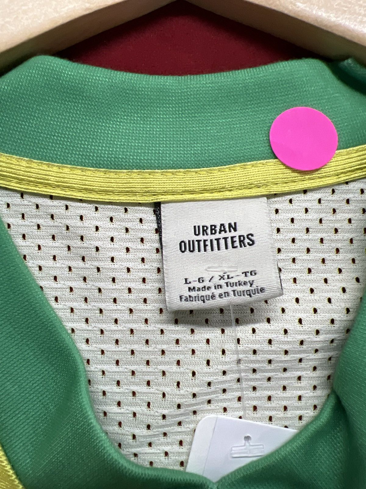 Urban Outfitters Soccer Jersey Yellow/Green Size US L / EU 52-54 / 3 - 3 Thumbnail