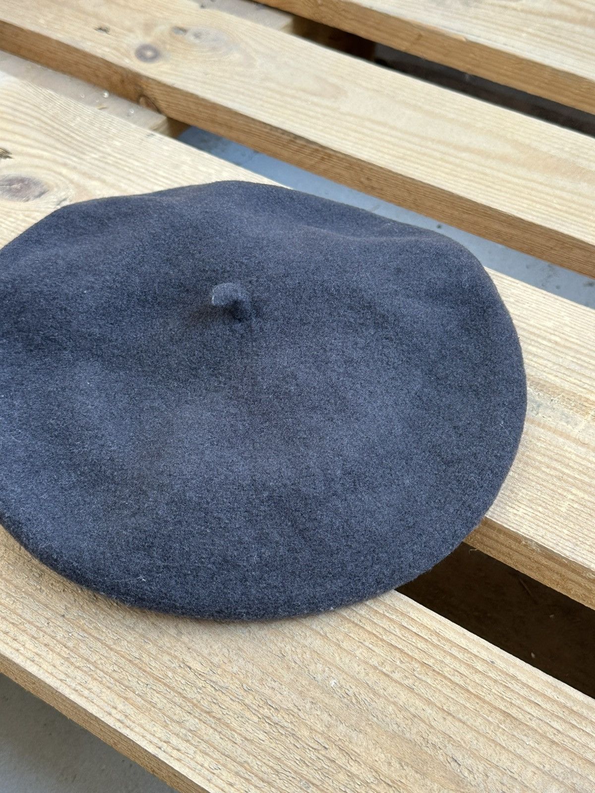 Designer Pierre Laulhere Made in France Wool Grey Beret Unisex Hat Size ONE SIZE - 3 Thumbnail