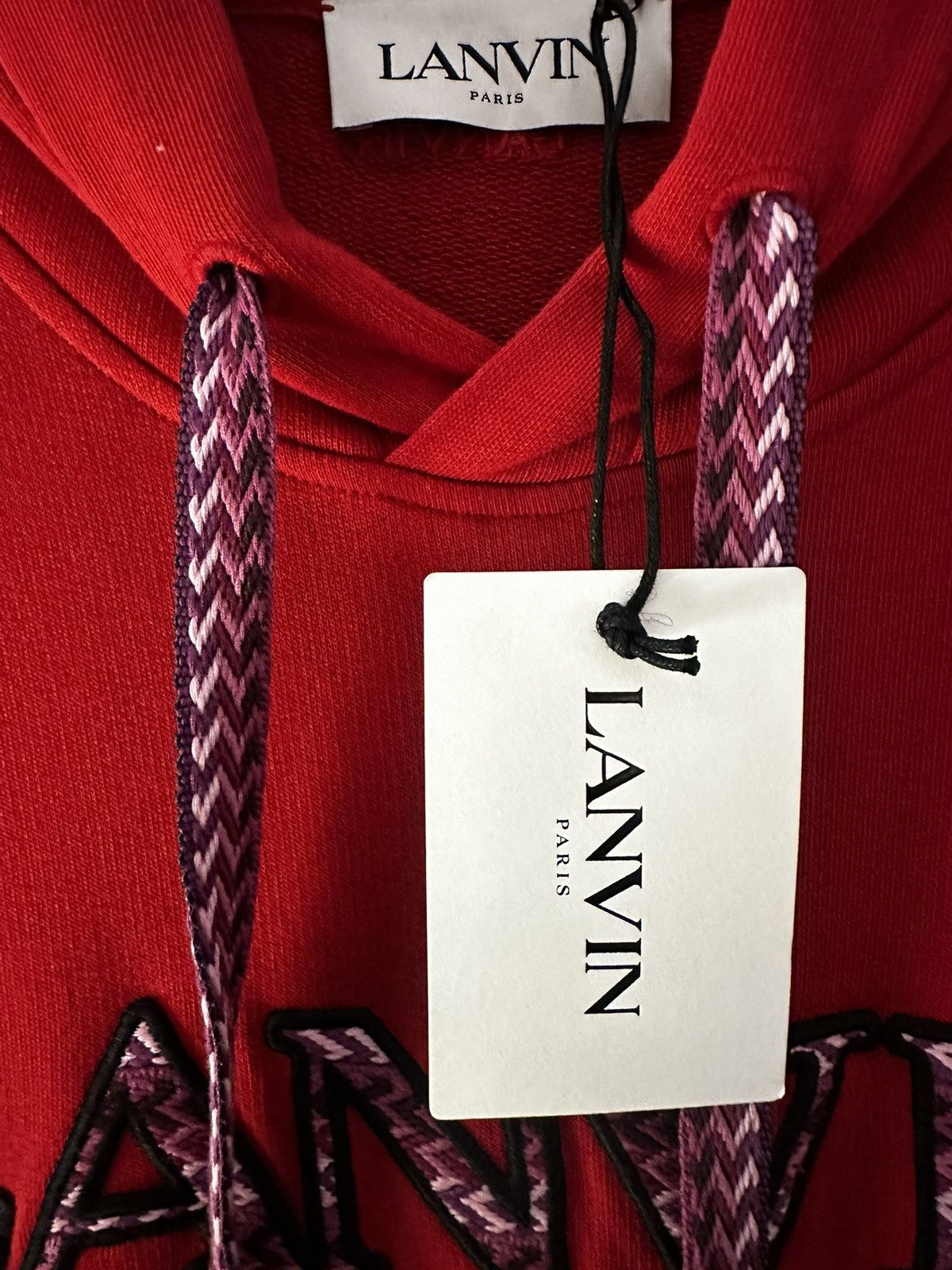 Lanvin Lanvin Curb Embroidered Hoodie Size US M / EU 48-50 / 2 - 7 Thumbnail