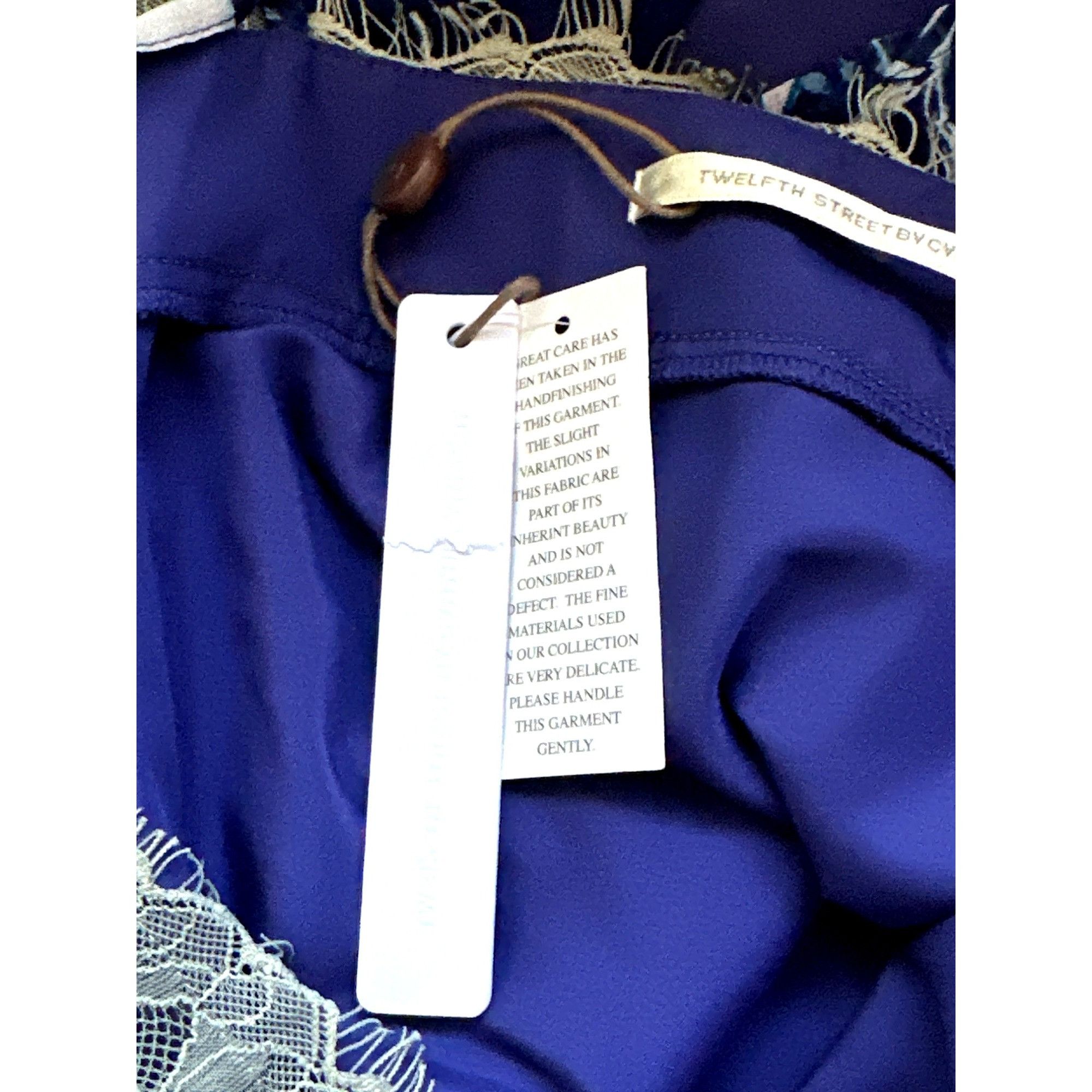 Other Twelfth Street by Cynthia Vincent Small Navy Floral Silk Max Size S / US 4 / IT 40 - 8 Thumbnail