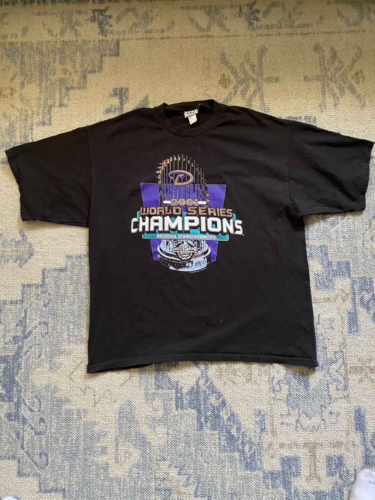 Vintage Vintage Baseball World series 2001 DiamondBacks tee Size US XXL / EU 58 / 5 - 1 Thumbnail