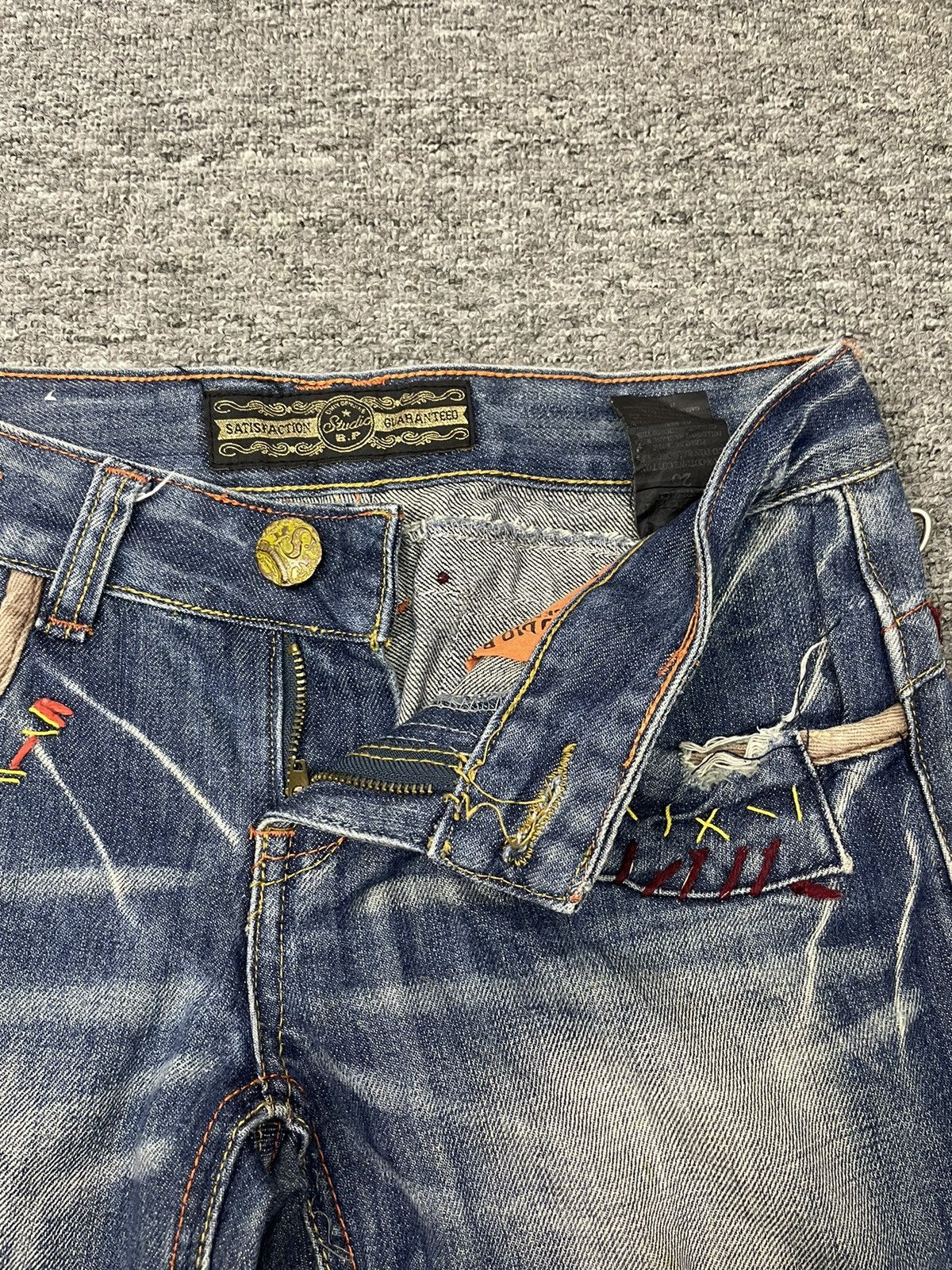 If Six Was Nine Vintage Studio Japan Jeans Flared Denim Size 30 Size US 30 / EU 46 - 4 Thumbnail