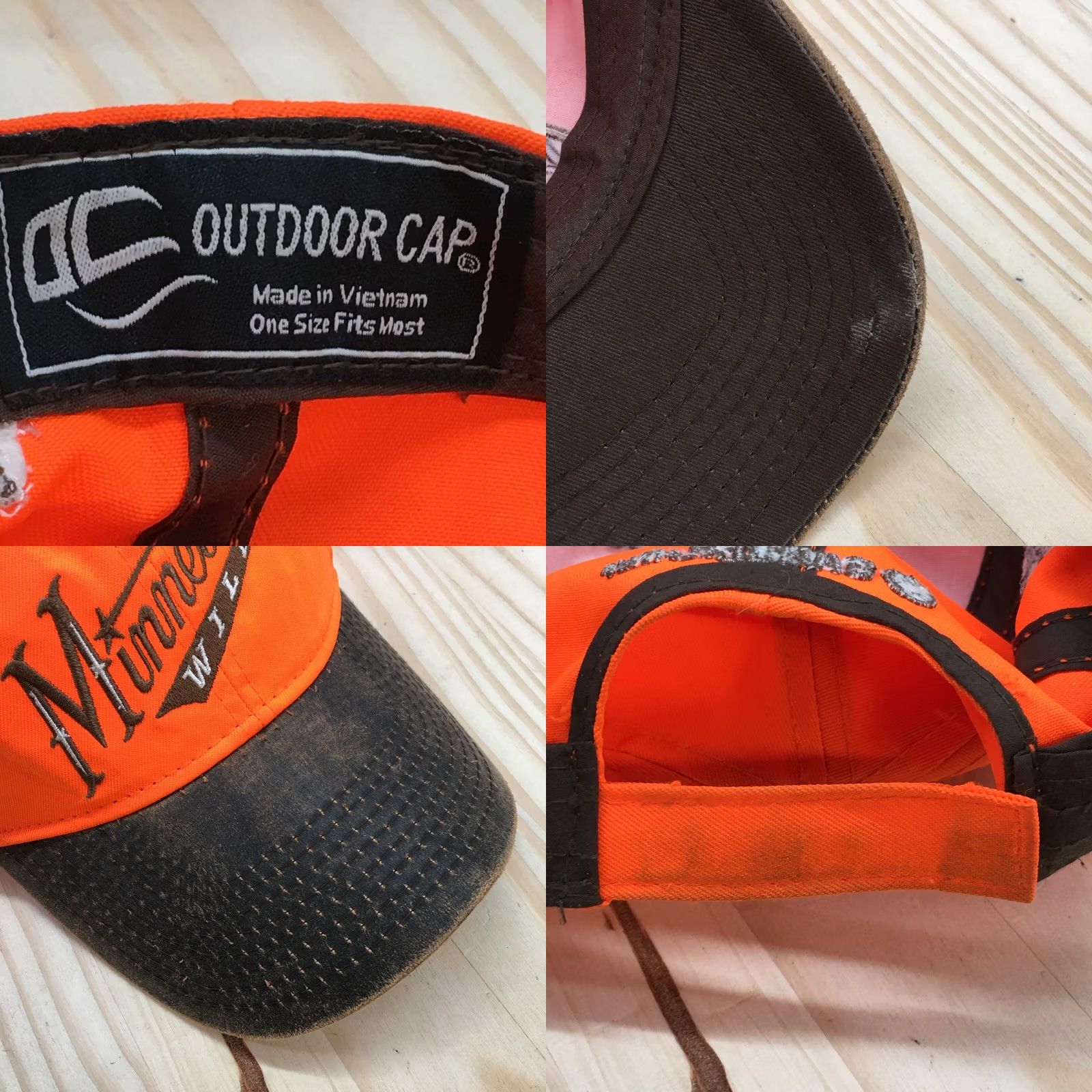 Vintage Gander Mtn Minnesota Wild Baseball Cap Hat Mens One Size Orange Brown Curve Bill Size ONE SIZE - 8 Thumbnail