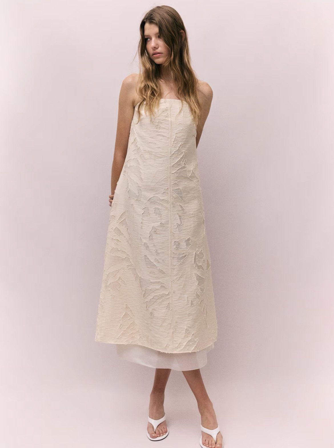 H&M H&M jacquard weave bandeau dress Size S / US 4 / IT 40 - 1 Thumbnail
